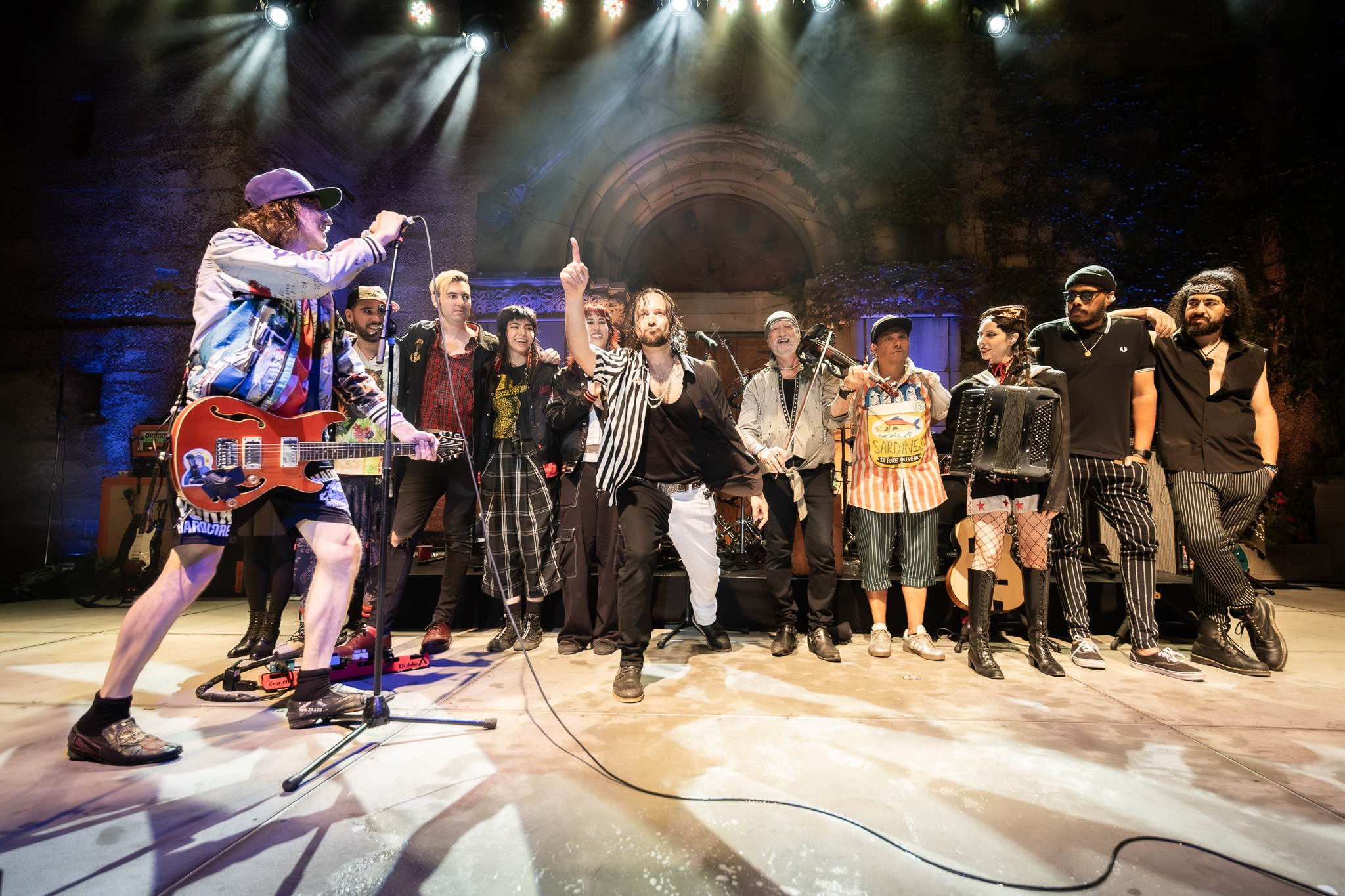 GOGOL BORDELLO / SARATOGA / CA. Reportage concert portrait photography in the San Francisco Bay Area