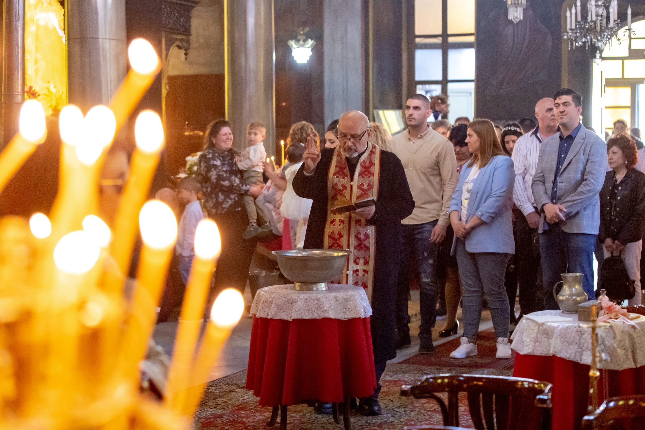 Крещение фото. Семейный фотограф в Бургасе Владимир