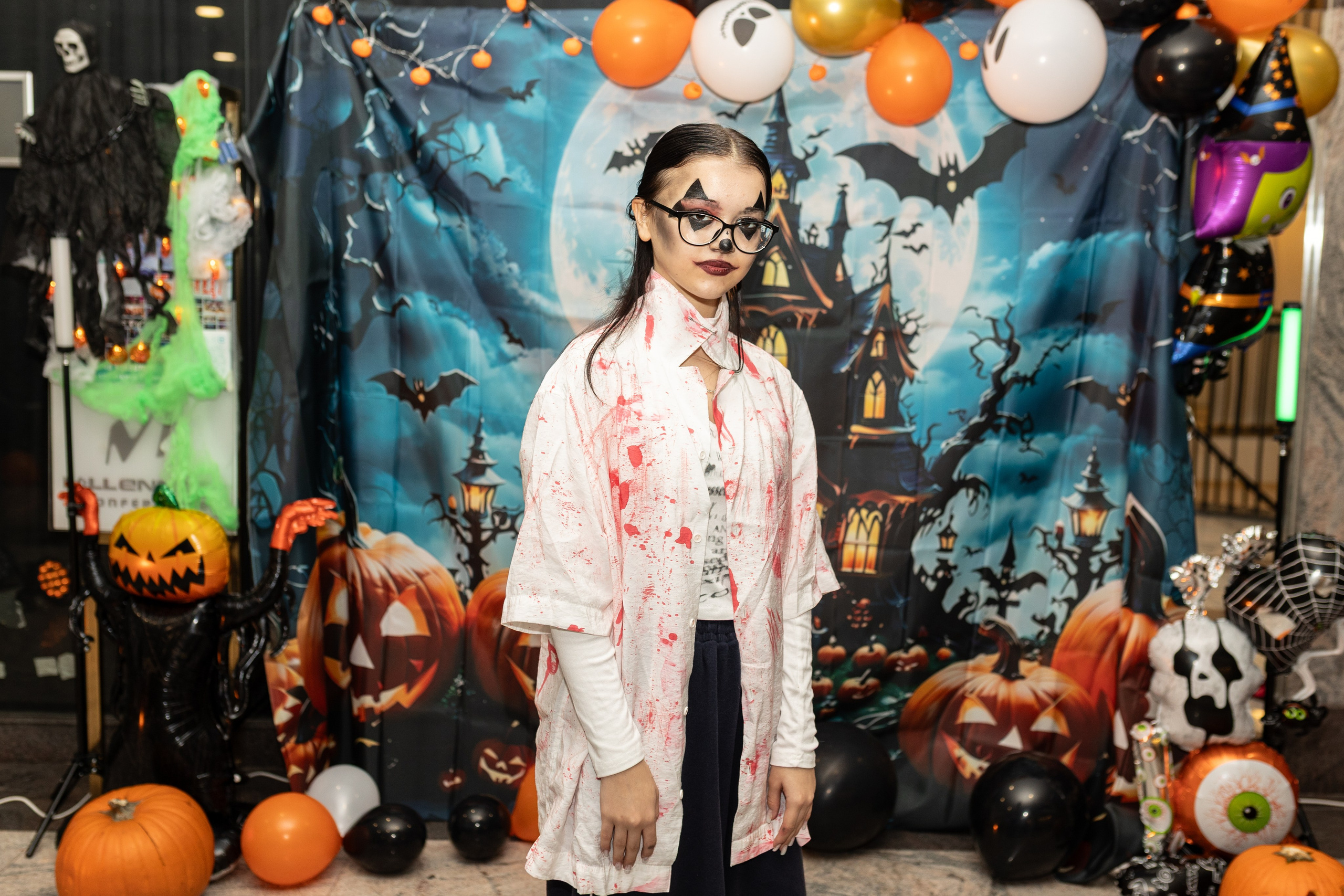 Leo dance studio Helloween 2025. Семейный и детский фотограф в Варшаве Мила Бобровская