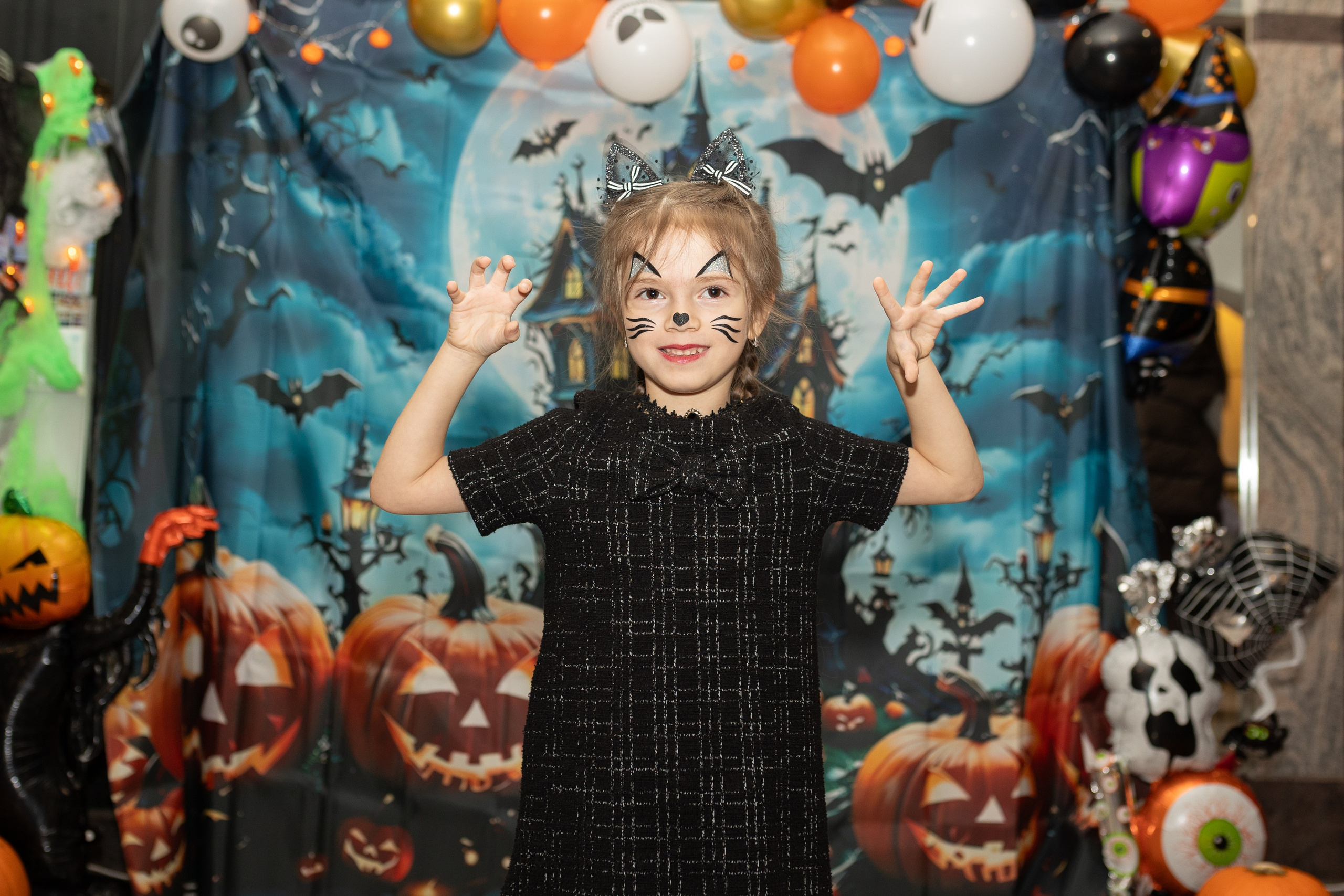 Leo dance studio Helloween 2025. Семейный и детский фотограф в Варшаве Мила Бобровская