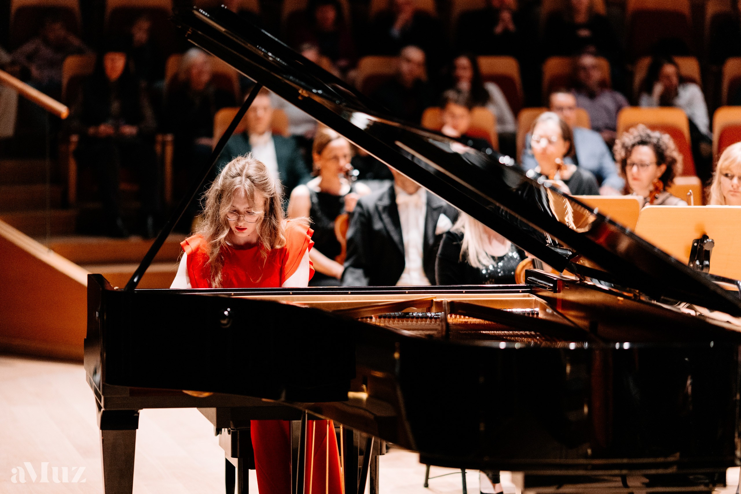 Koncert dyplomantów aMuz w Polskiej Filharmonii Bałtyckiej. Fotograf Ślubny Warszawa - Sesje Biznesowe Rodzinne Eventy
