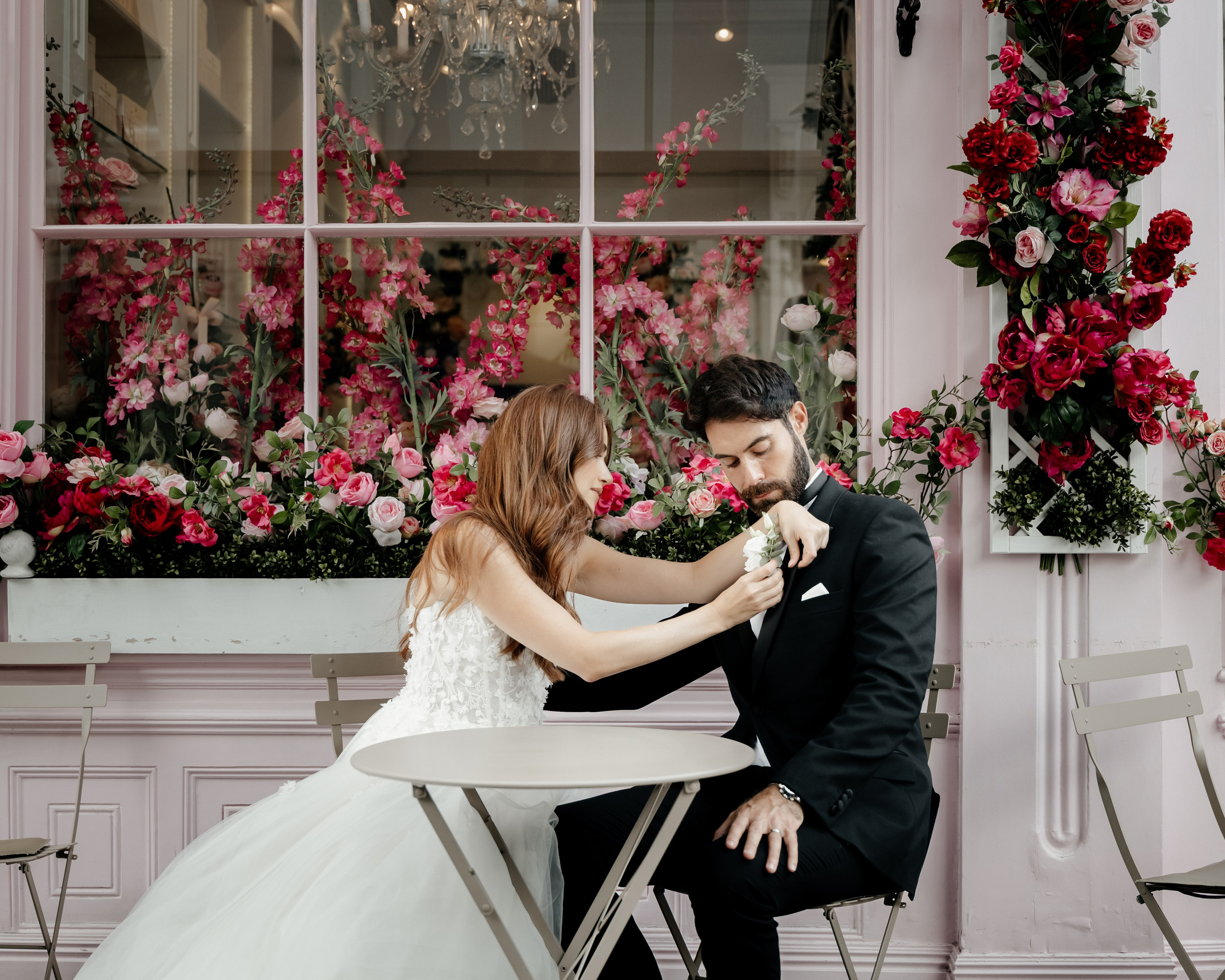 Elegant Wedding London Belgravia Elopement couple. Timeless Wedding & Event Photography from London to the world