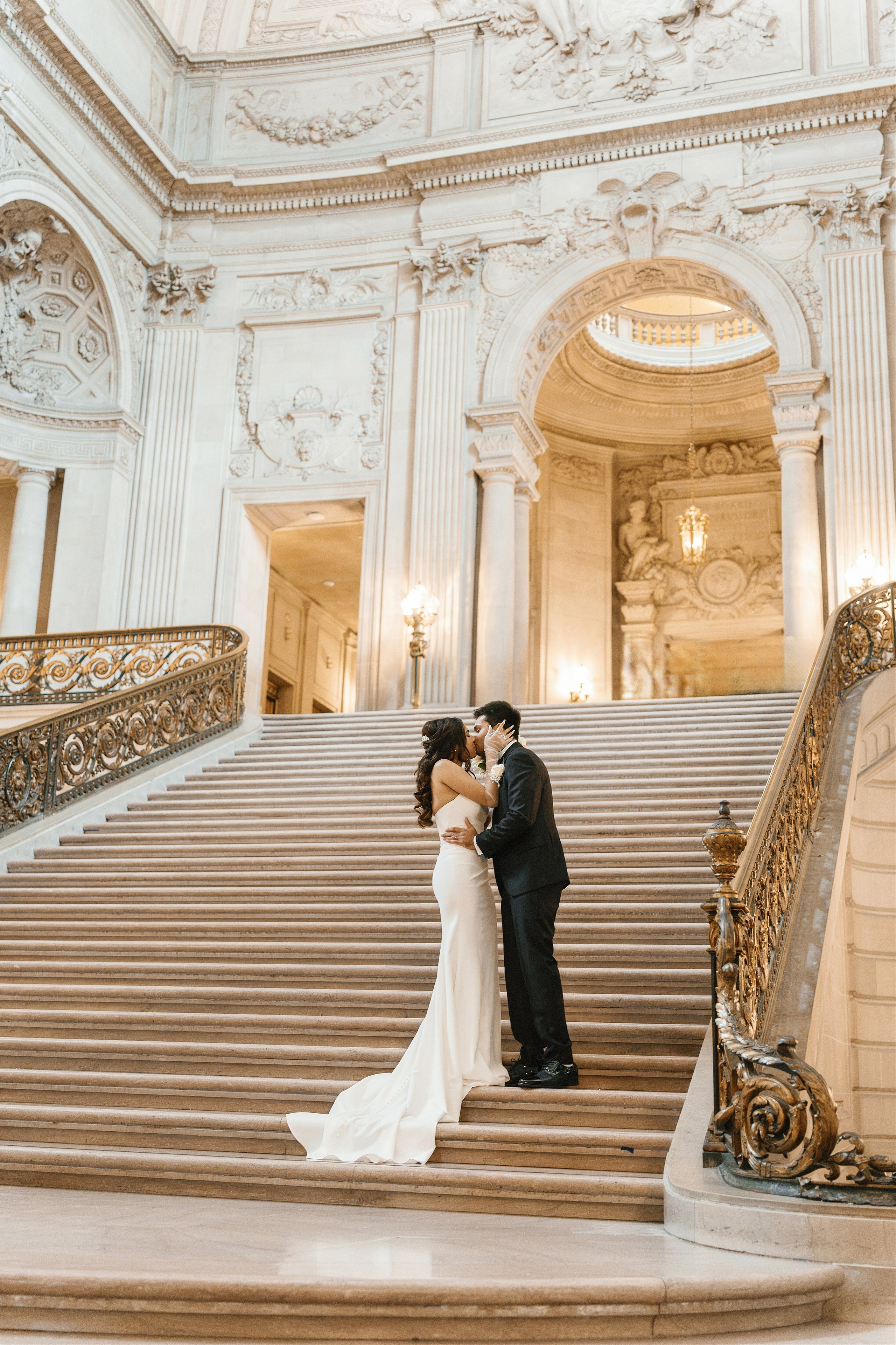 San Francisco City Hall Wedding. Wedding Photography & Videography Team in California, Los Angeles, San Francisco, San Diego and Travel
