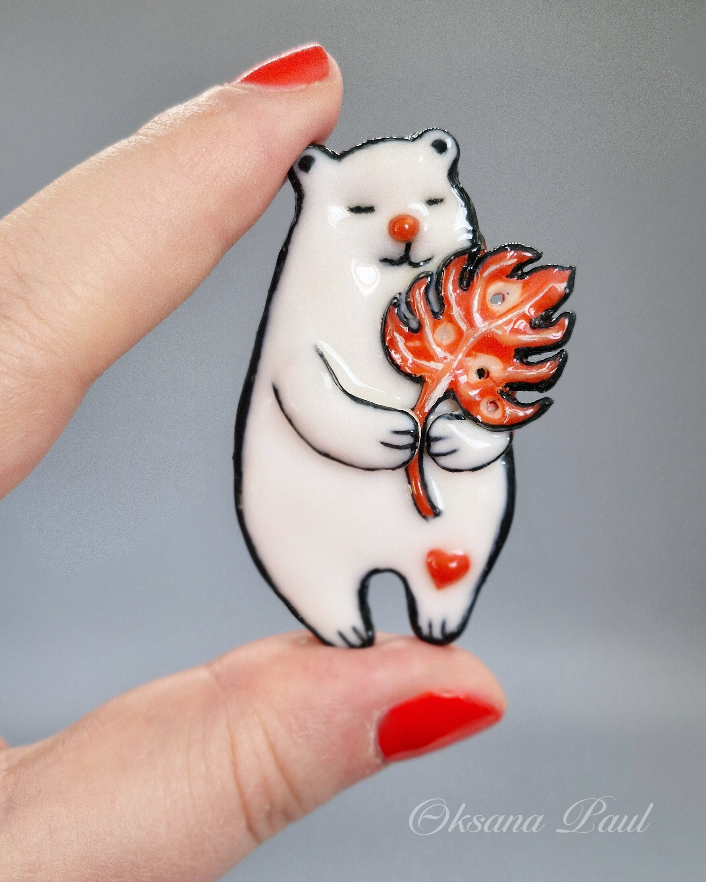 Имитация эмали / Emaille-Optik ➜. Oksana Paul-Gardinen-Design Oksana Paul ✧ Art of Gardinen & Textile Design ✧ Polymer Clay Art & Handmade Creatures