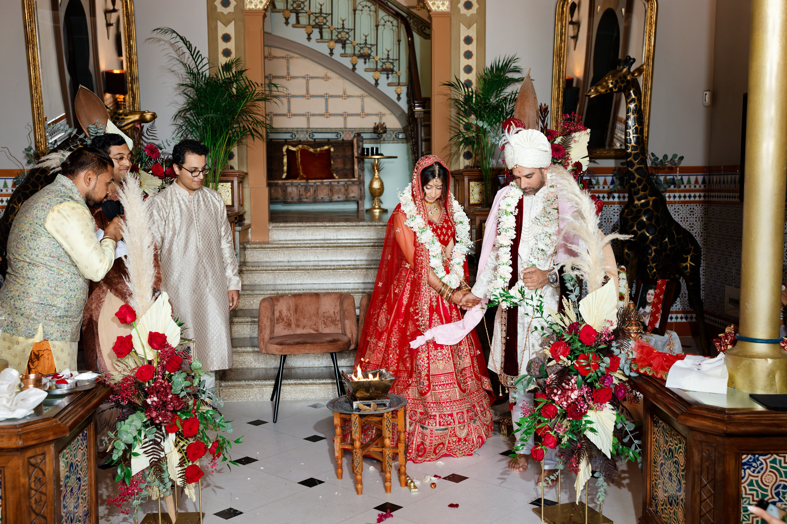 Indian wedding at Gran Villa Rosa, Barcelona