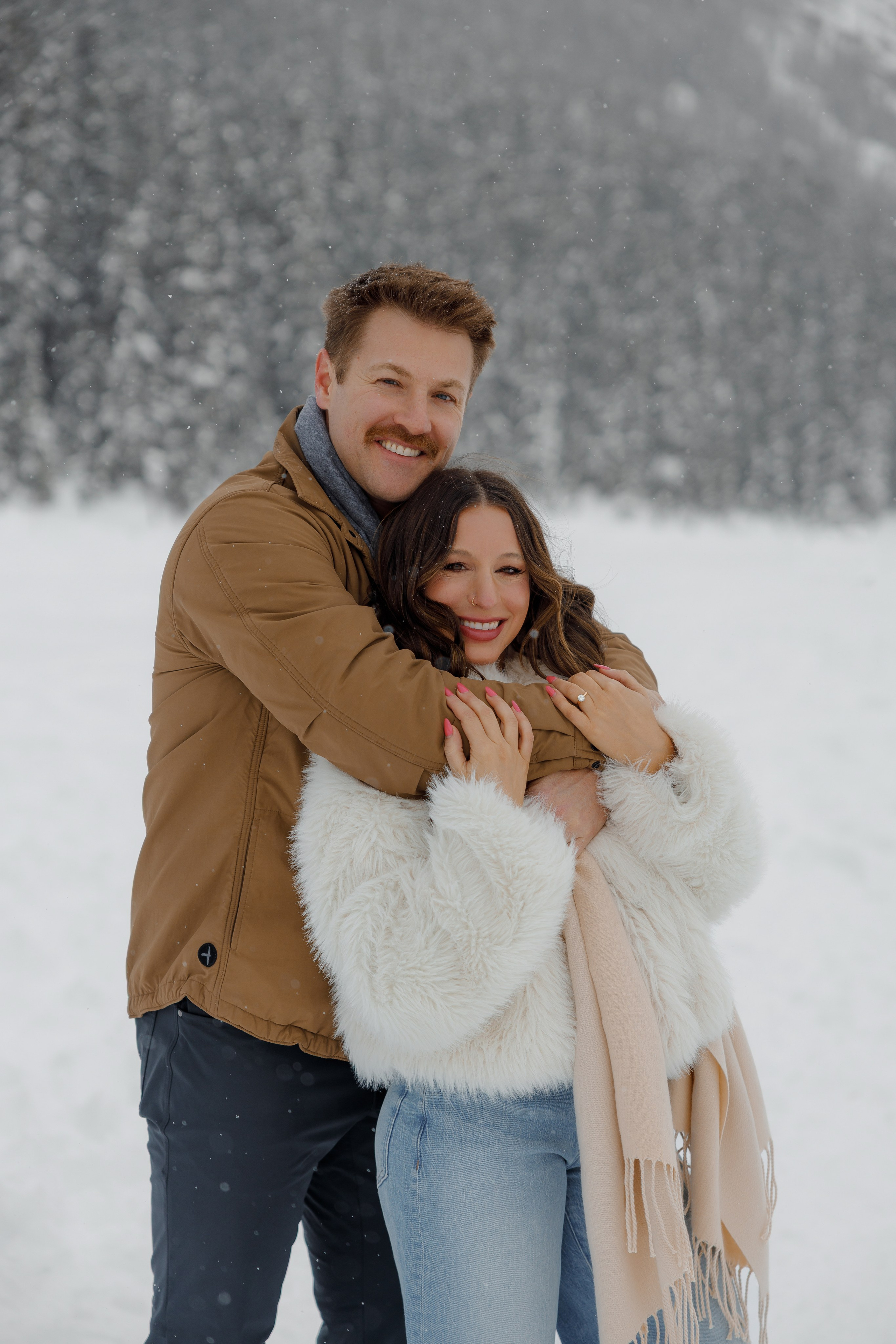 Lake Louise engagement session. Home