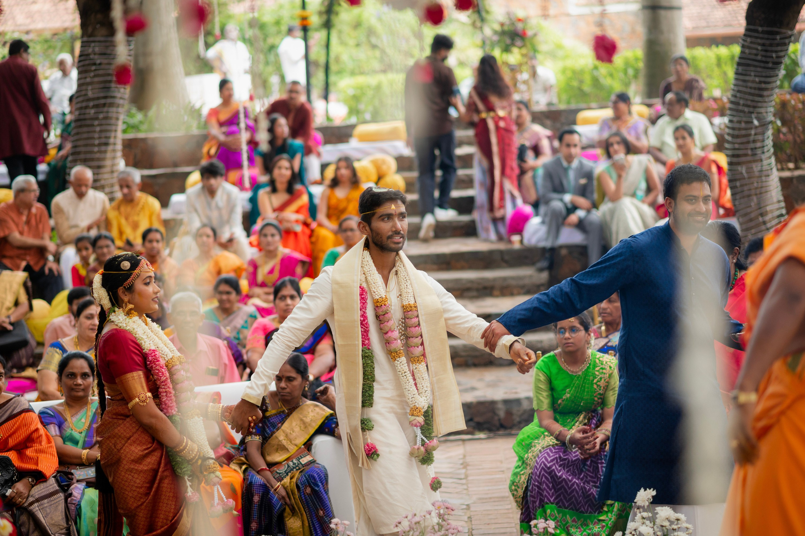 Samyuktha & Manoj, Tamil and Telugu Wedding at Angana Courtyard, Bangalore | Truly Yours