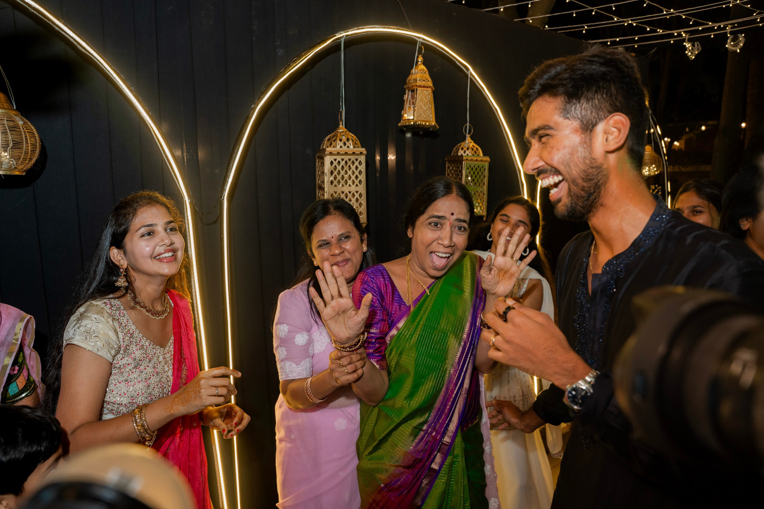 Samyuktha & Manoj, Tamil and Telugu Wedding at Angana Courtyard, Bangalore | Truly Yours