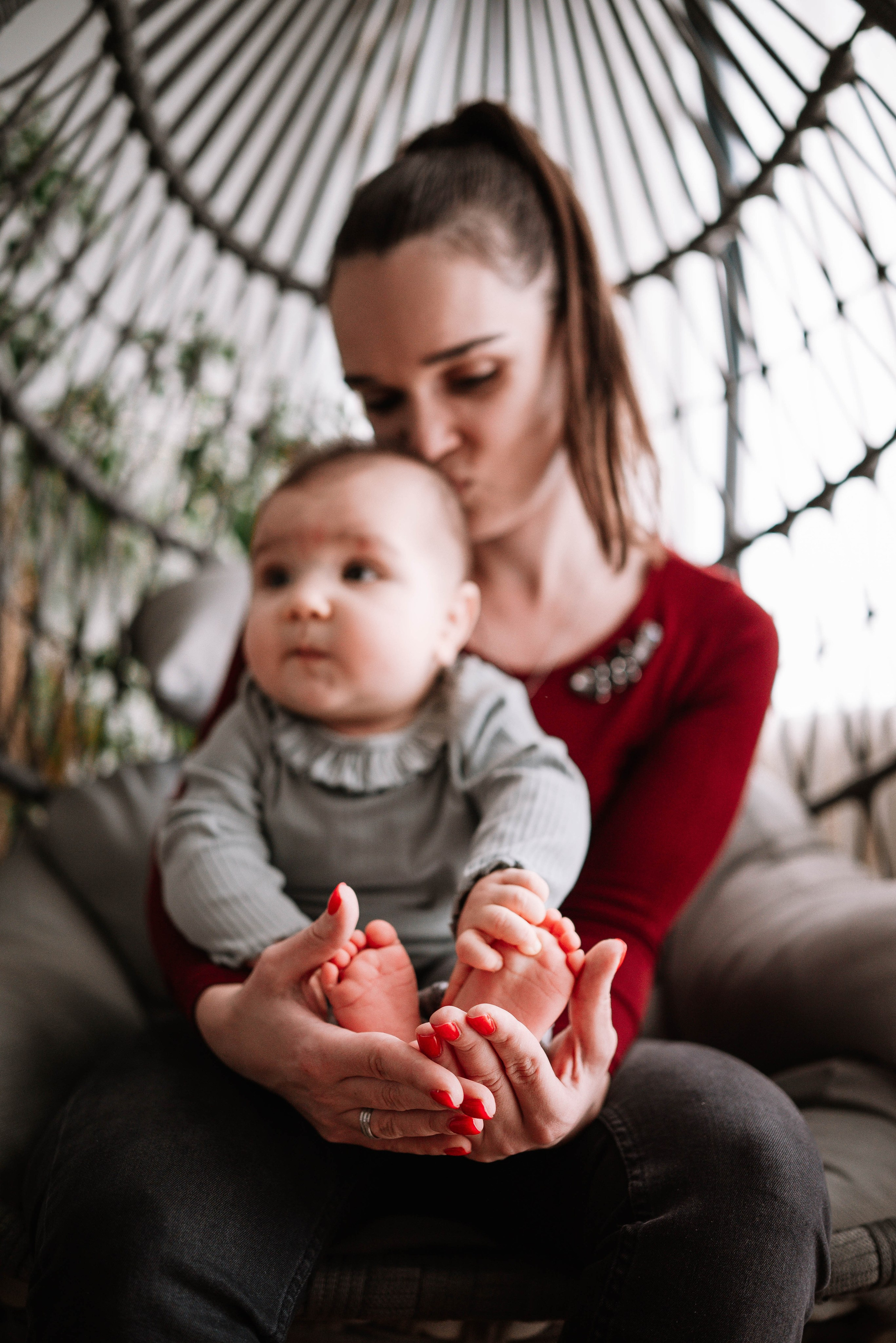 Lana - fotografisanje bebe kod kuće. Dečiji i porodični fotograf