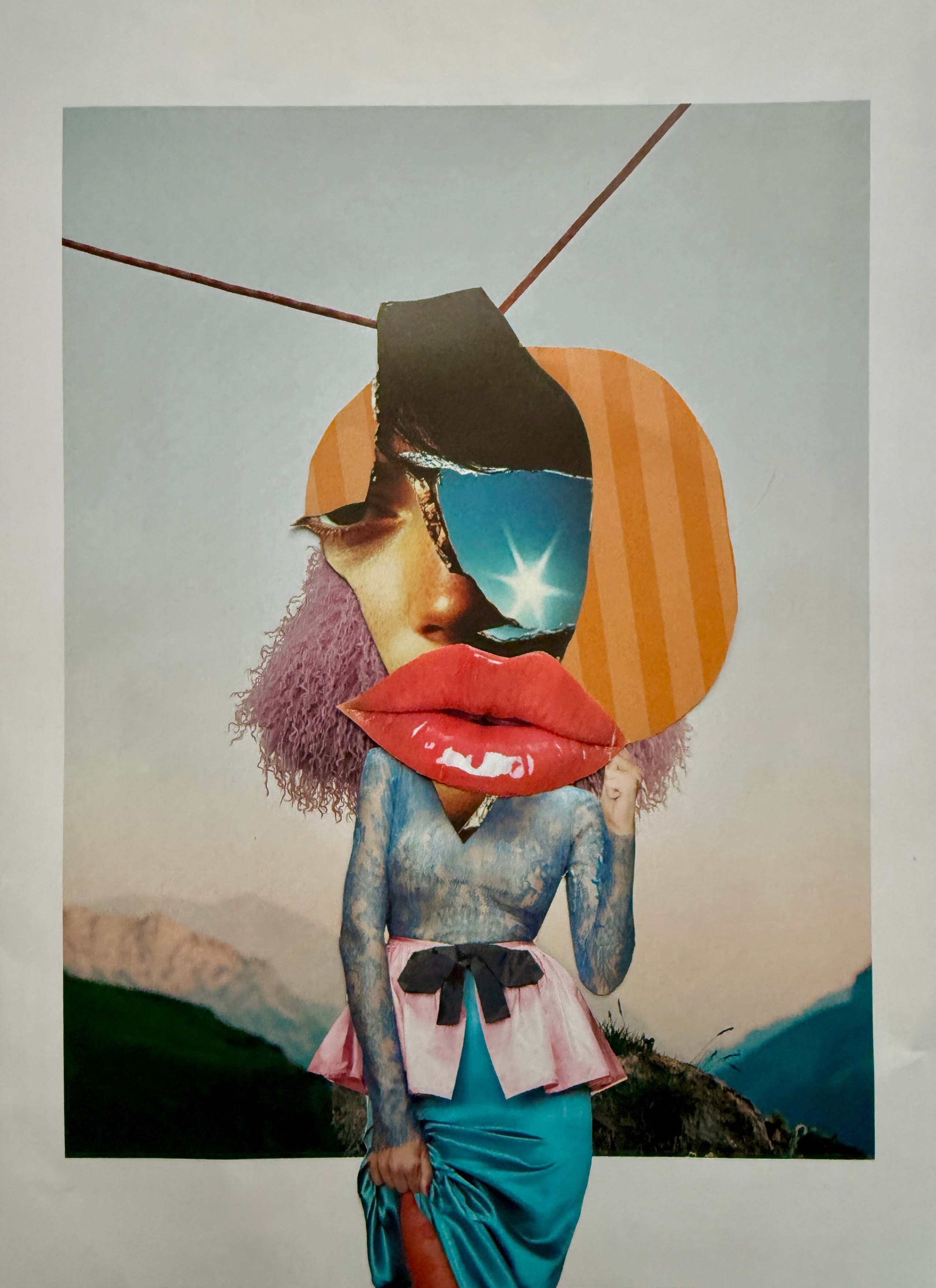 Analog collages. Photographer, photo artist Alena Novgorodtseva