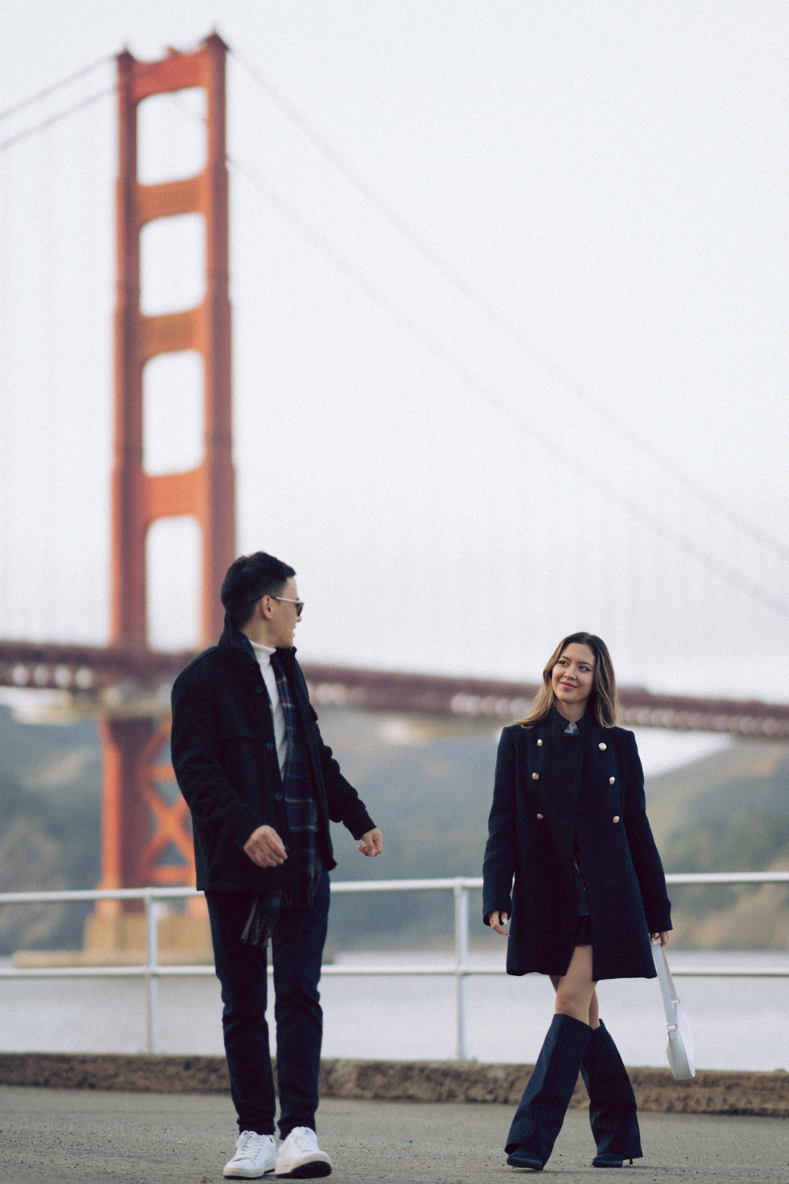 Couple Session at Torpedo Wharf and Baker Beach. Soulo Photography | San Francisco Bay Area Based Photographer