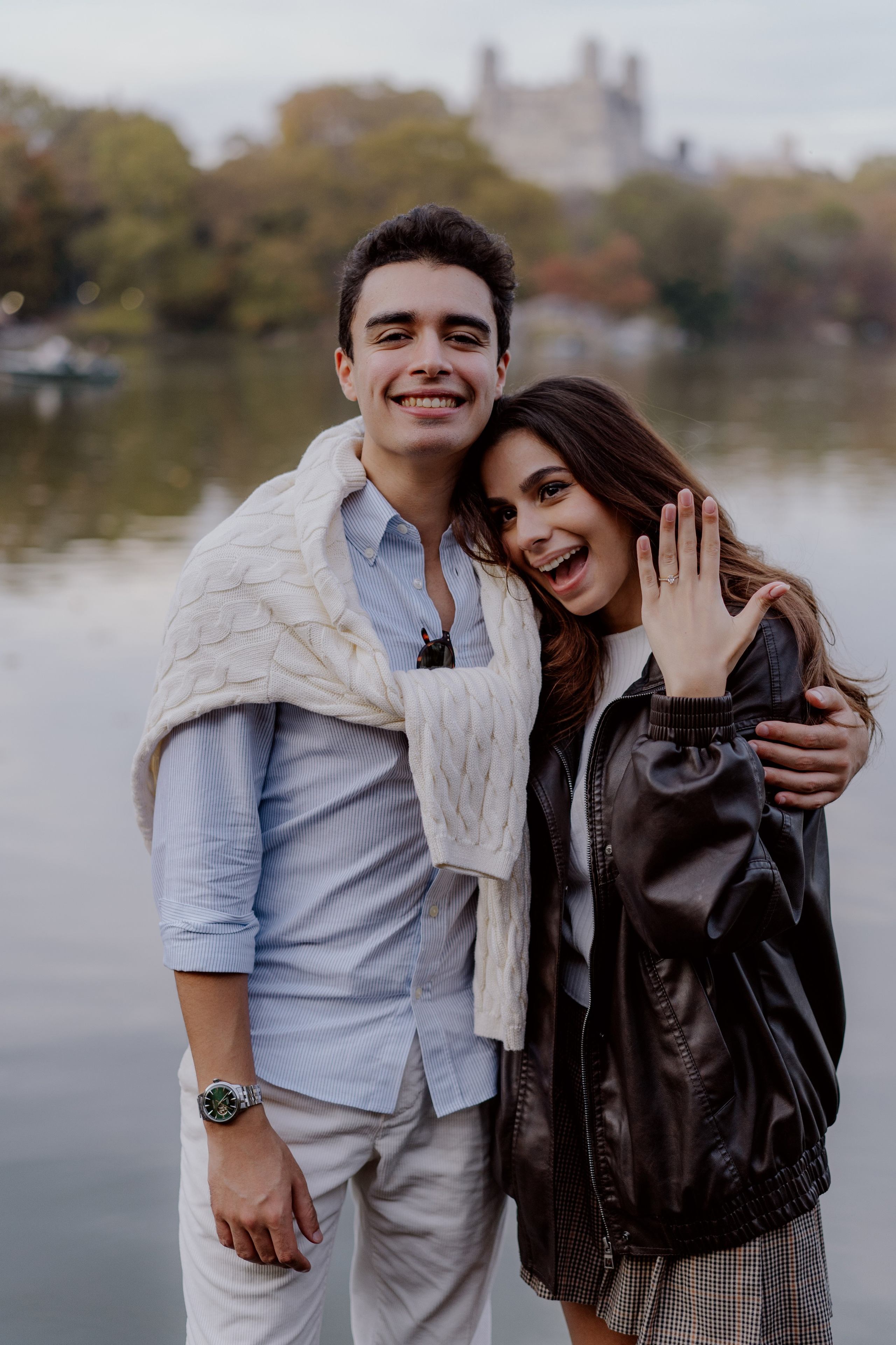 Proposal in Central Park. Videographer and photographer in New York // MAKAROV.VIDEO