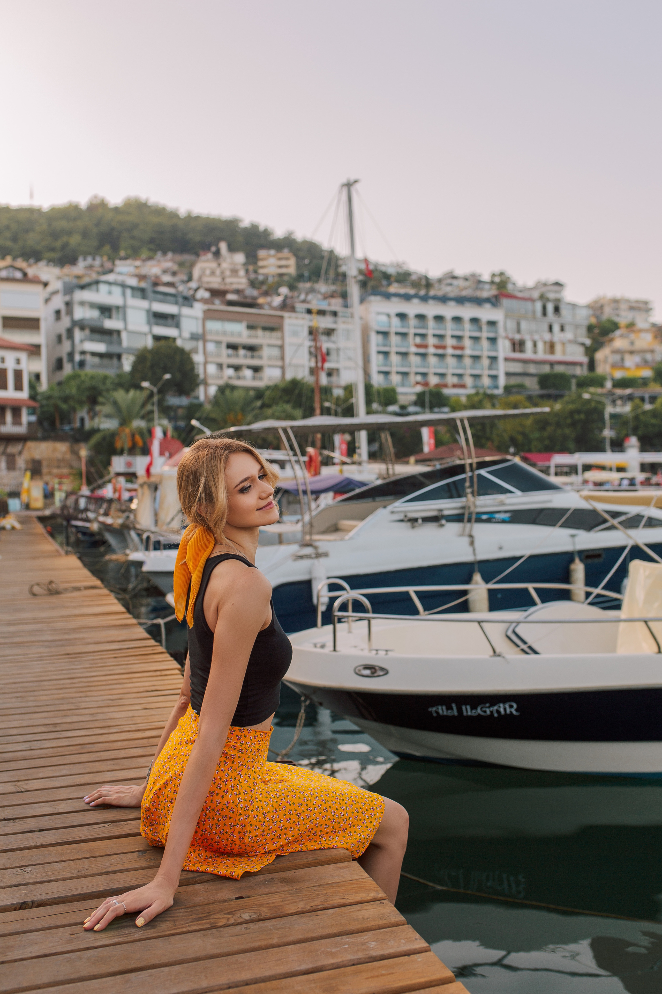 Individua Photo shoot on port Alanya. Professional Photographer in Alanya, Side, Belek, Antalya. Turkiye