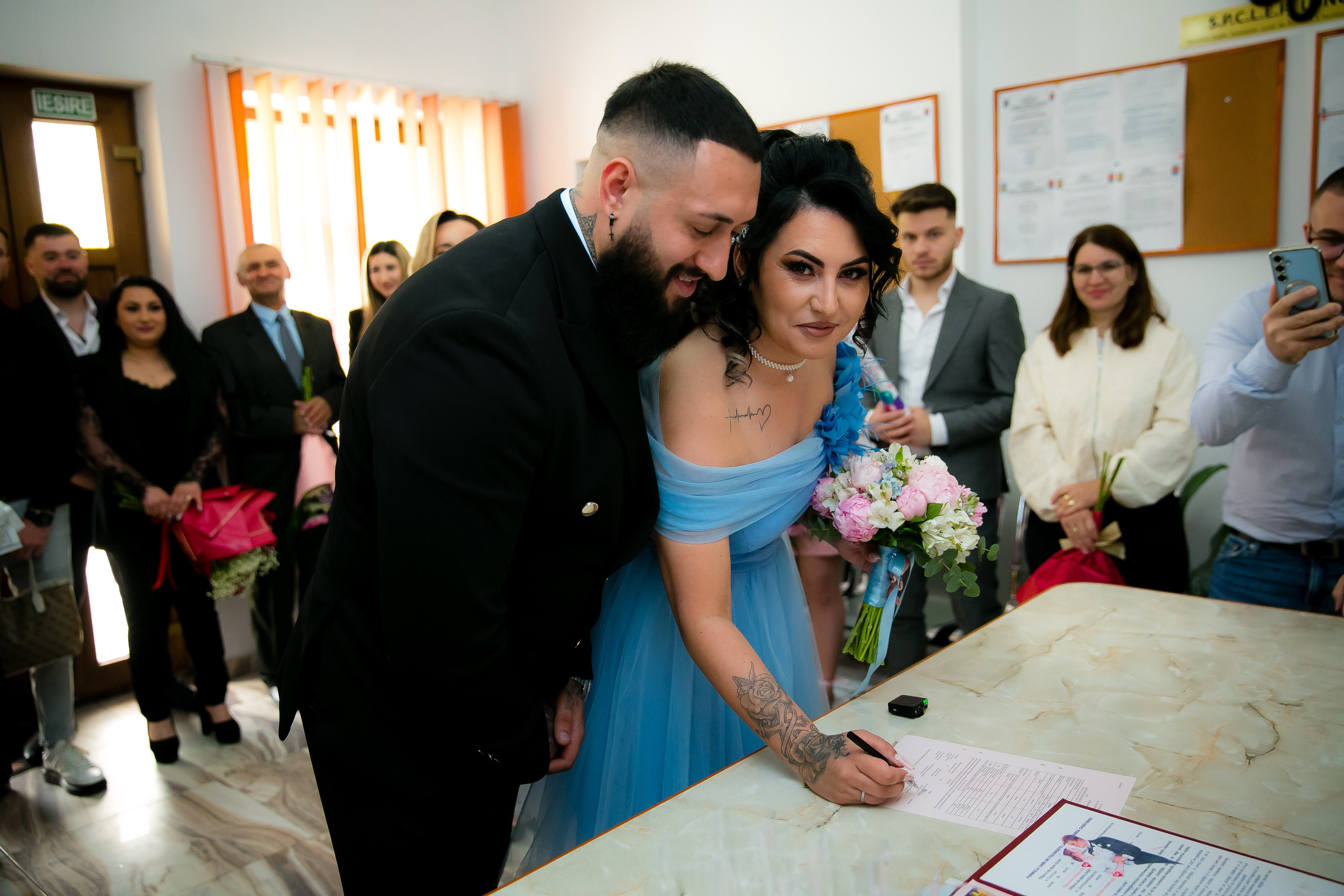Cătălina & Marian 💙 Cununie civilă. DP Events — echipă foto-video din București, capturăm emoții și transformăm momentele în amintiri autentice