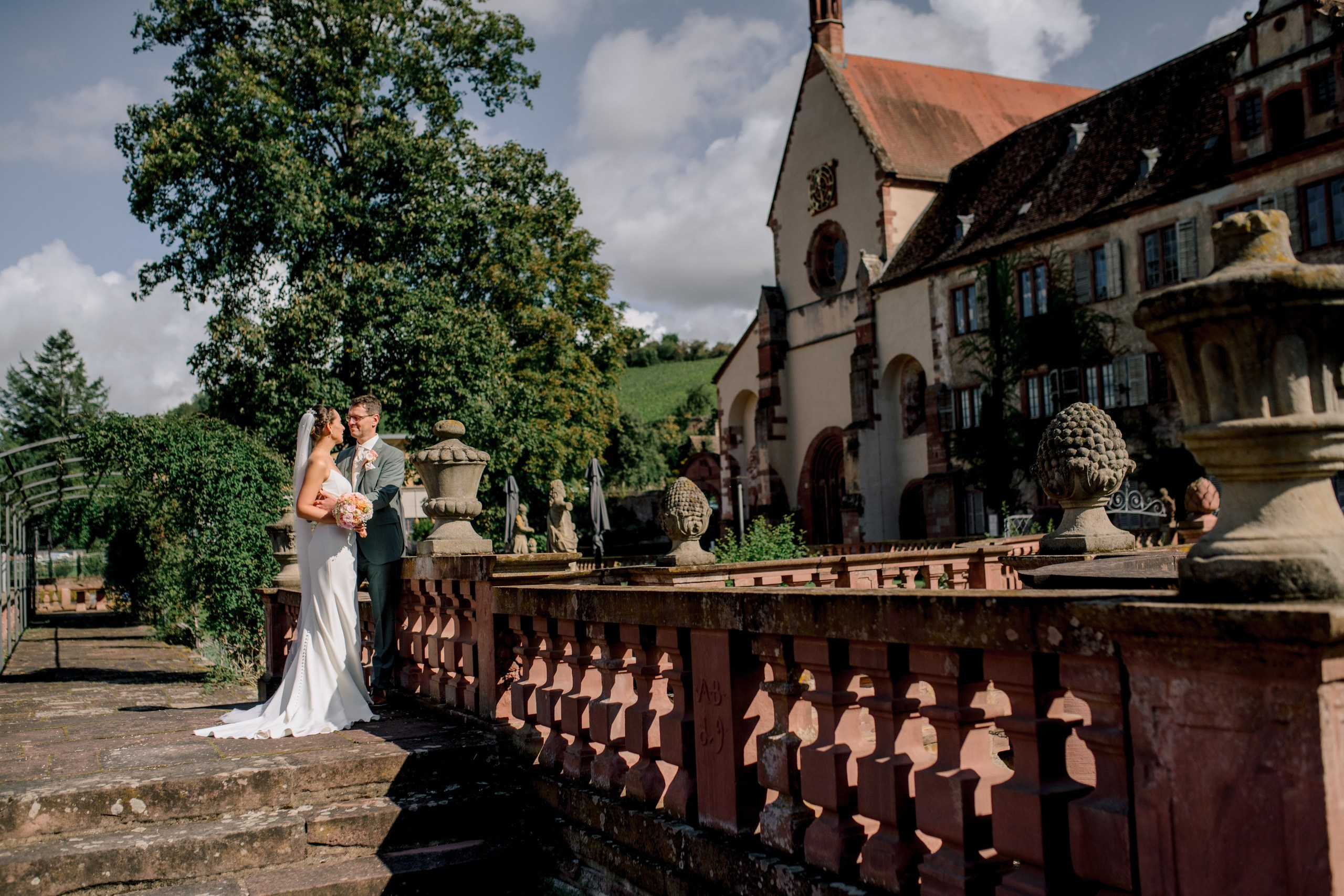 Hochzeit Kloster Bronnbach – Hochzeitsfotografin Würzburg. Hochzeitsfotograf Würzburg | Anna Saribekyan