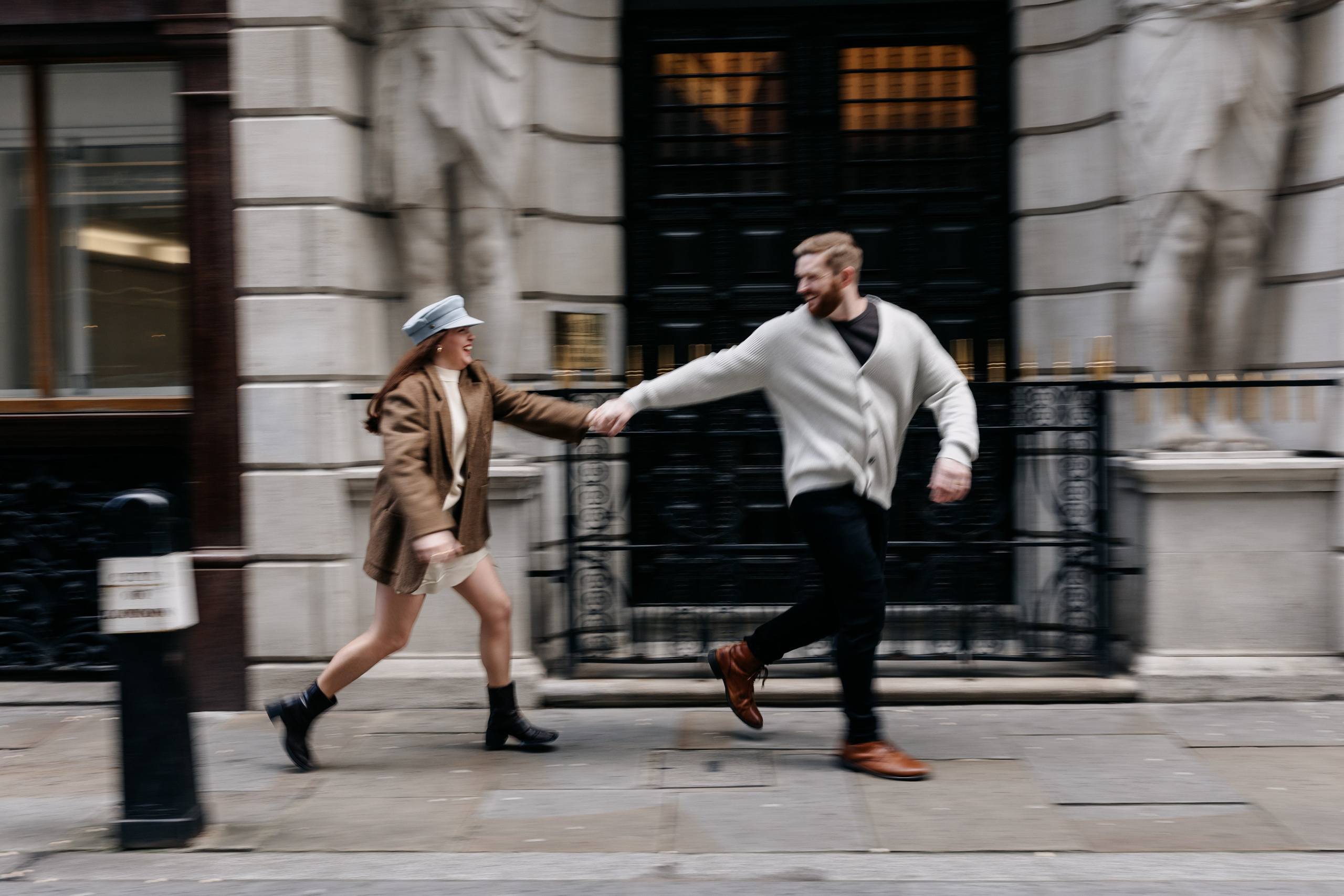 Kenna + Rob (Leadenhall Market + London City). LondonPhotoStory — Vacation Photographer in London