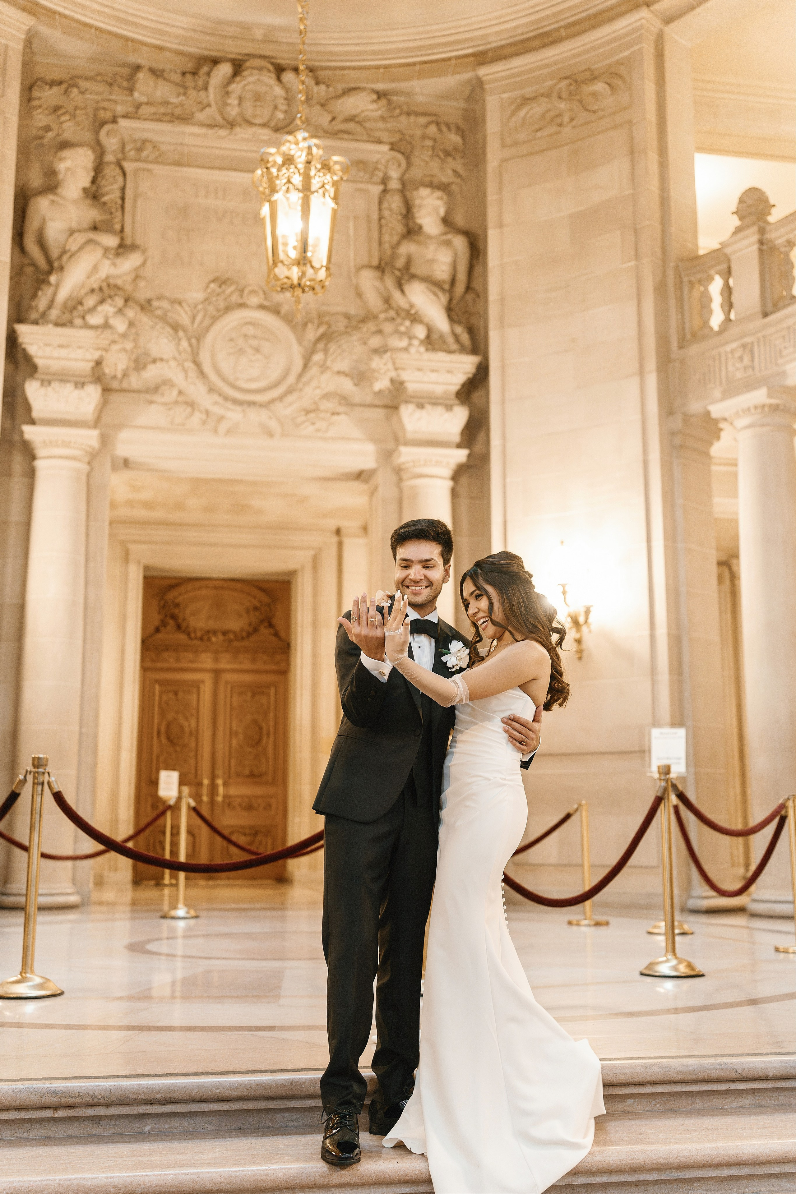 San Francisco City Hall Wedding. Wedding Photography & Videography Team in California, Los Angeles, San Francisco, San Diego and Travel