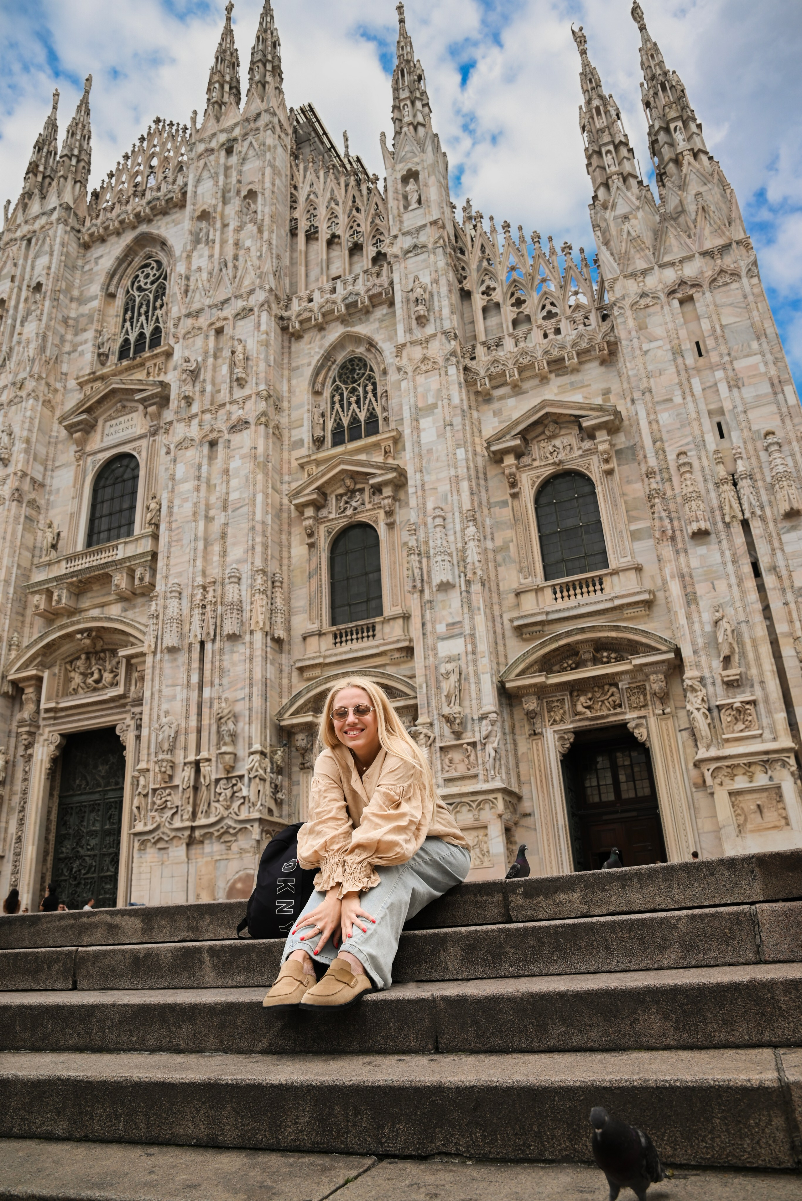 Walking in the center of Milan