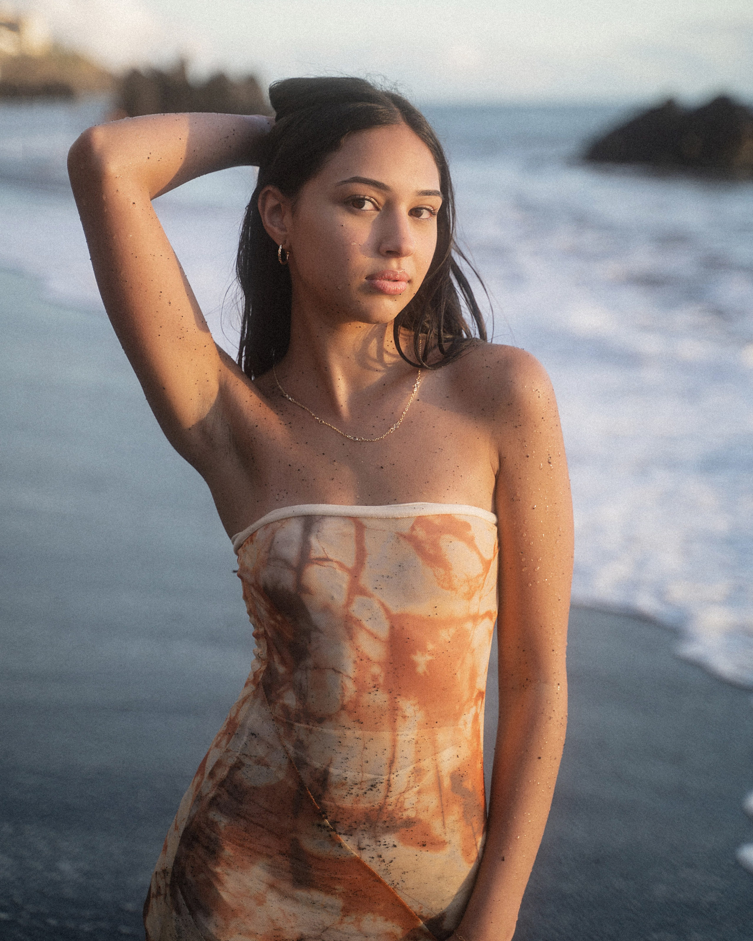 Sunset Portraits with Gabriella | Formosa Beach, Madeira Photography. Your photographer in Madeira