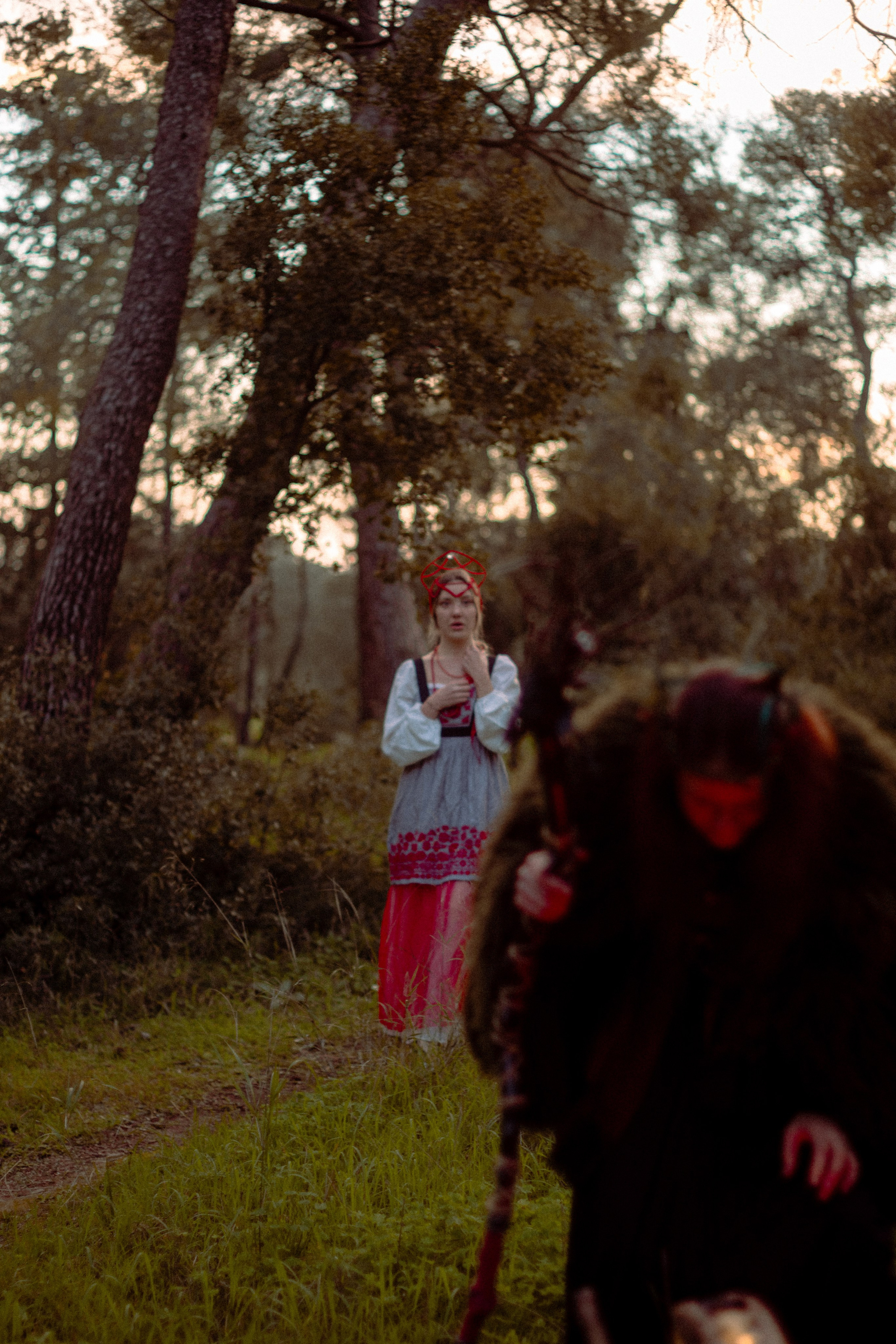 Vasilisa the Beatiful and Baba yaga. Photographer in Greece Kristina