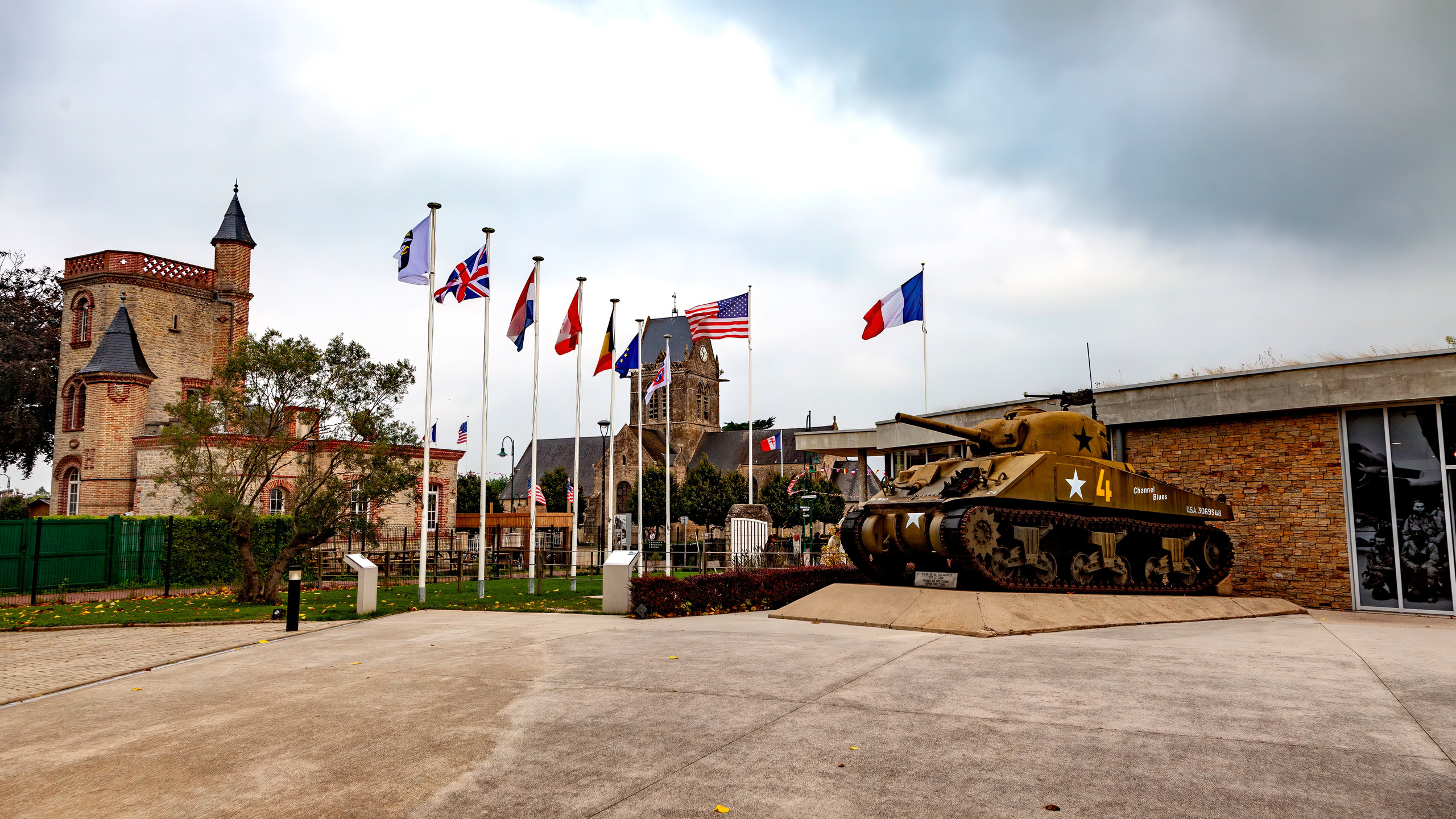 182.Airborne Museum.Sainte Mere Eglise.France.20.9.2024. Путешествия в формате 360......
