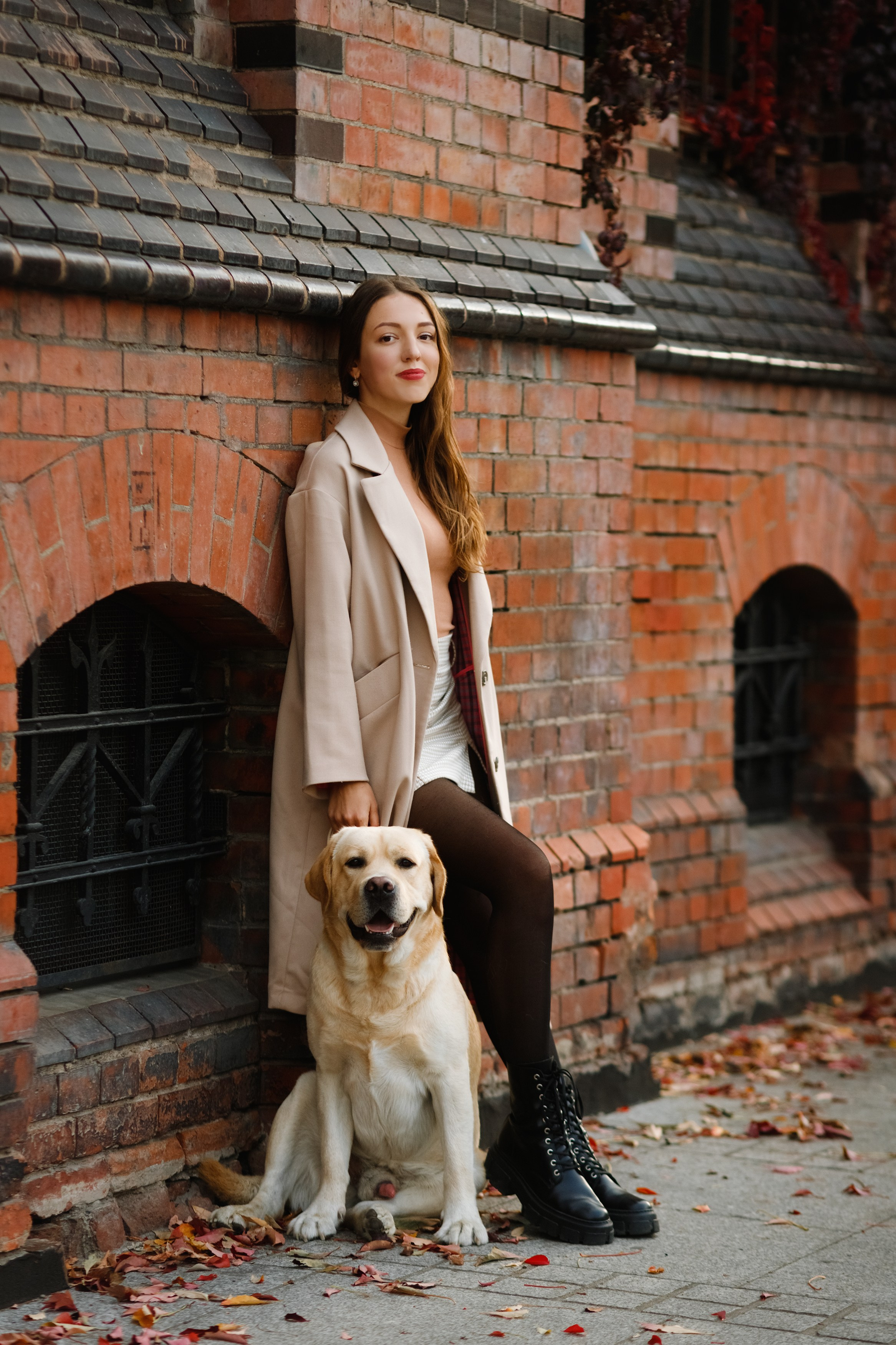 Katya & labrador. Kaja | fotograf psów we Wrocławiu