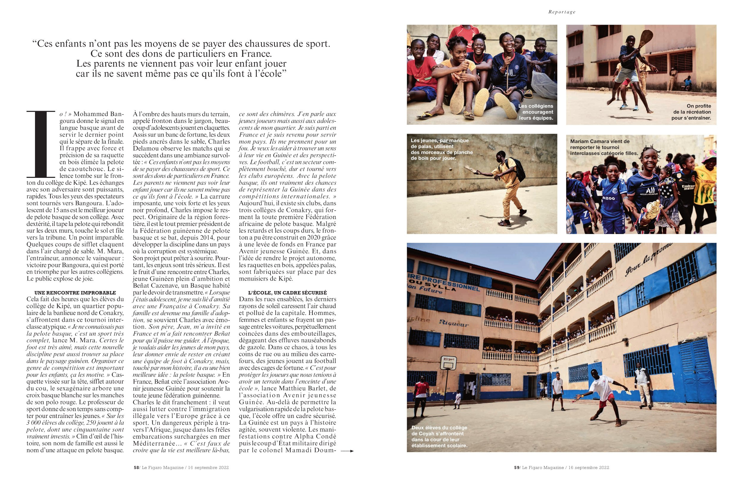 Le Figaro Magazine, 16 septembre 2022