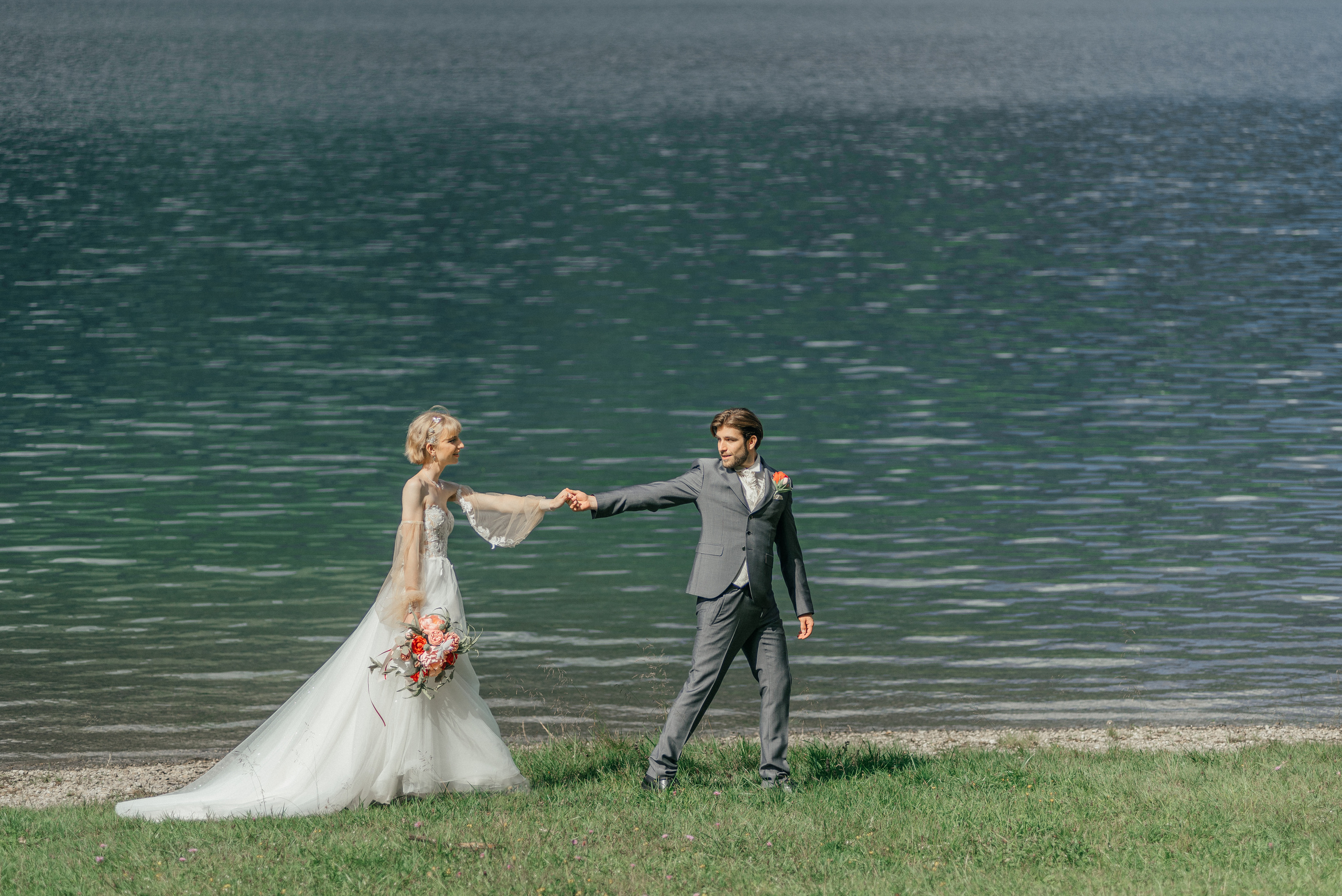 Wedding on the lake in Zurich