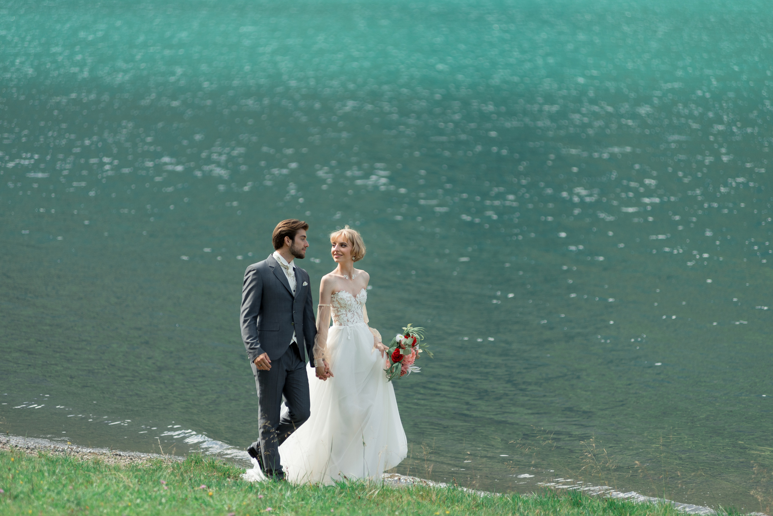 Wedding on the lake in Luzern