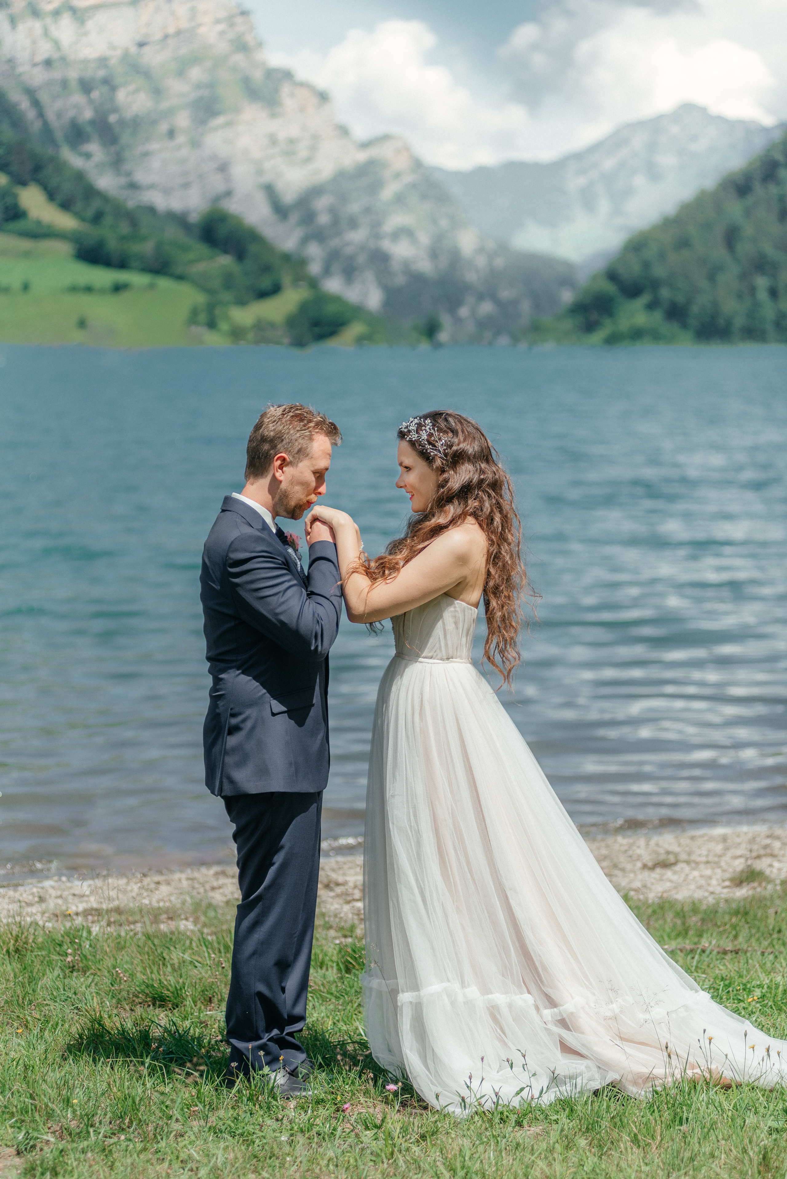 Wedding in the mountains Alps