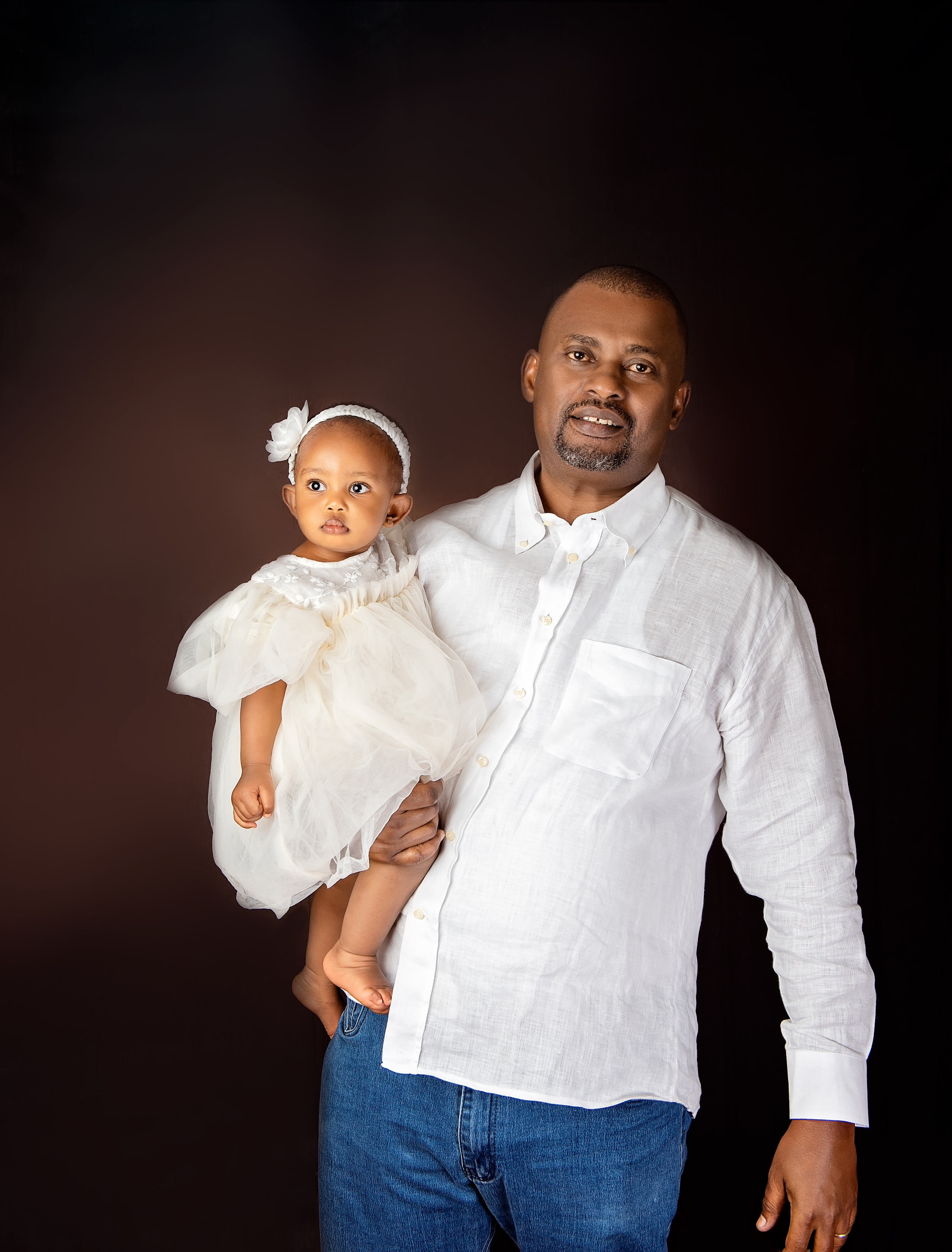 Black father and daughter photo shoot Nairobi Kenya