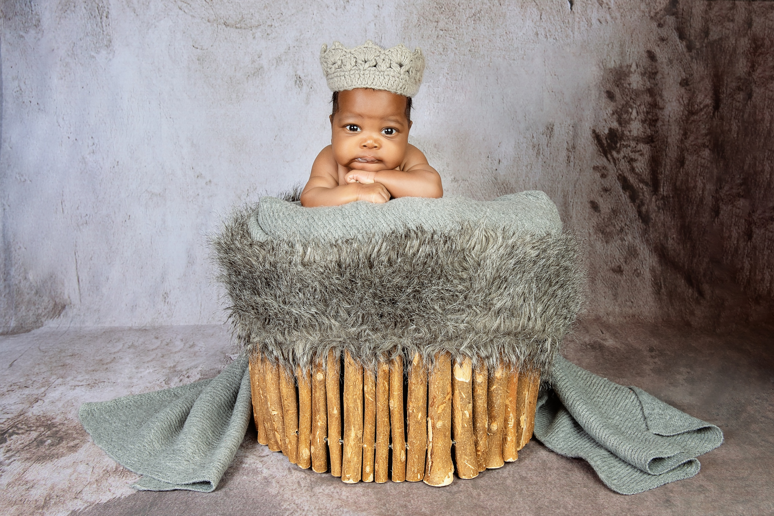 Cute African one month baby boy photo shoot Mombasa Kenya 