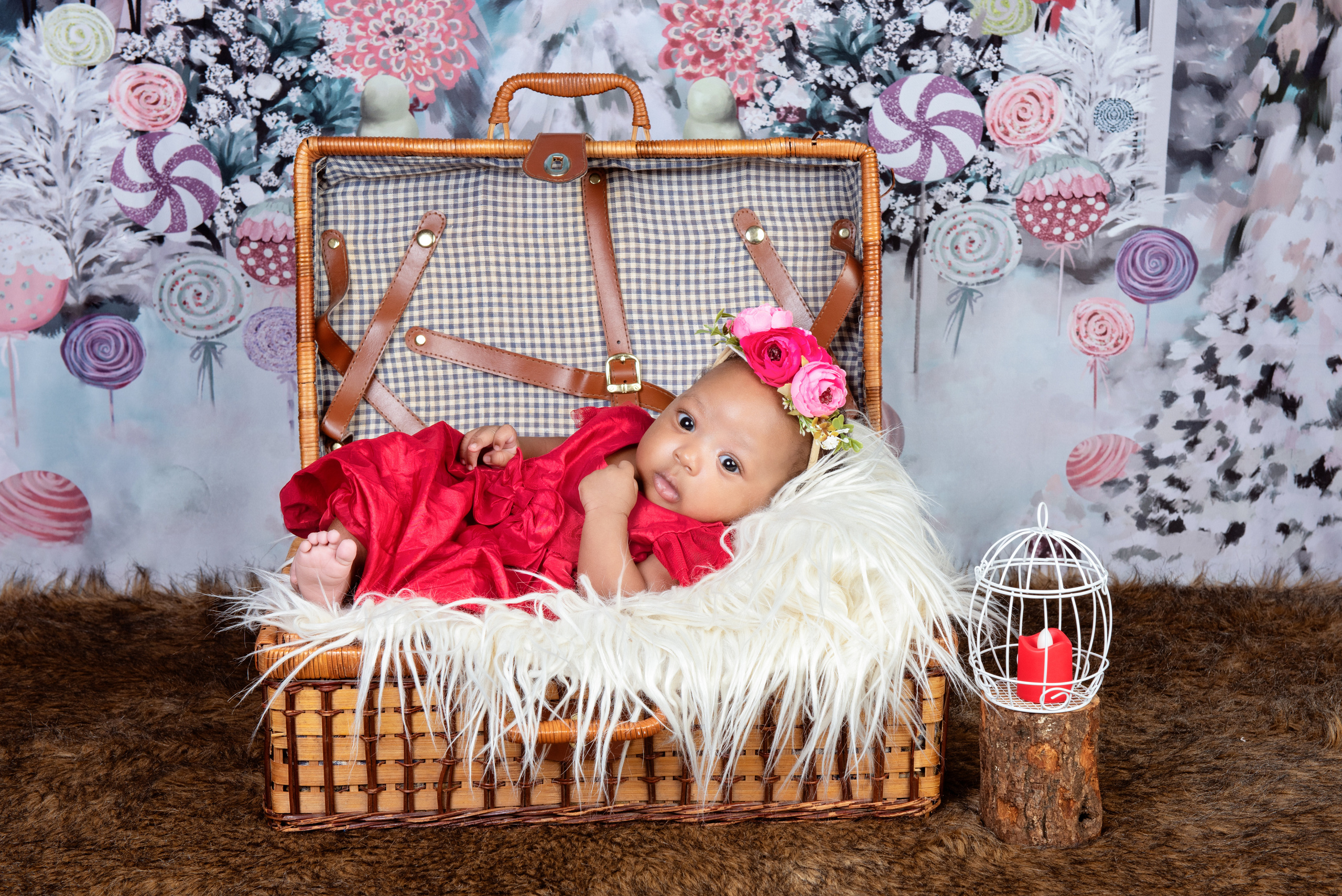 Beautiful black baby girl newborn photo shoot Nairobi Kenya