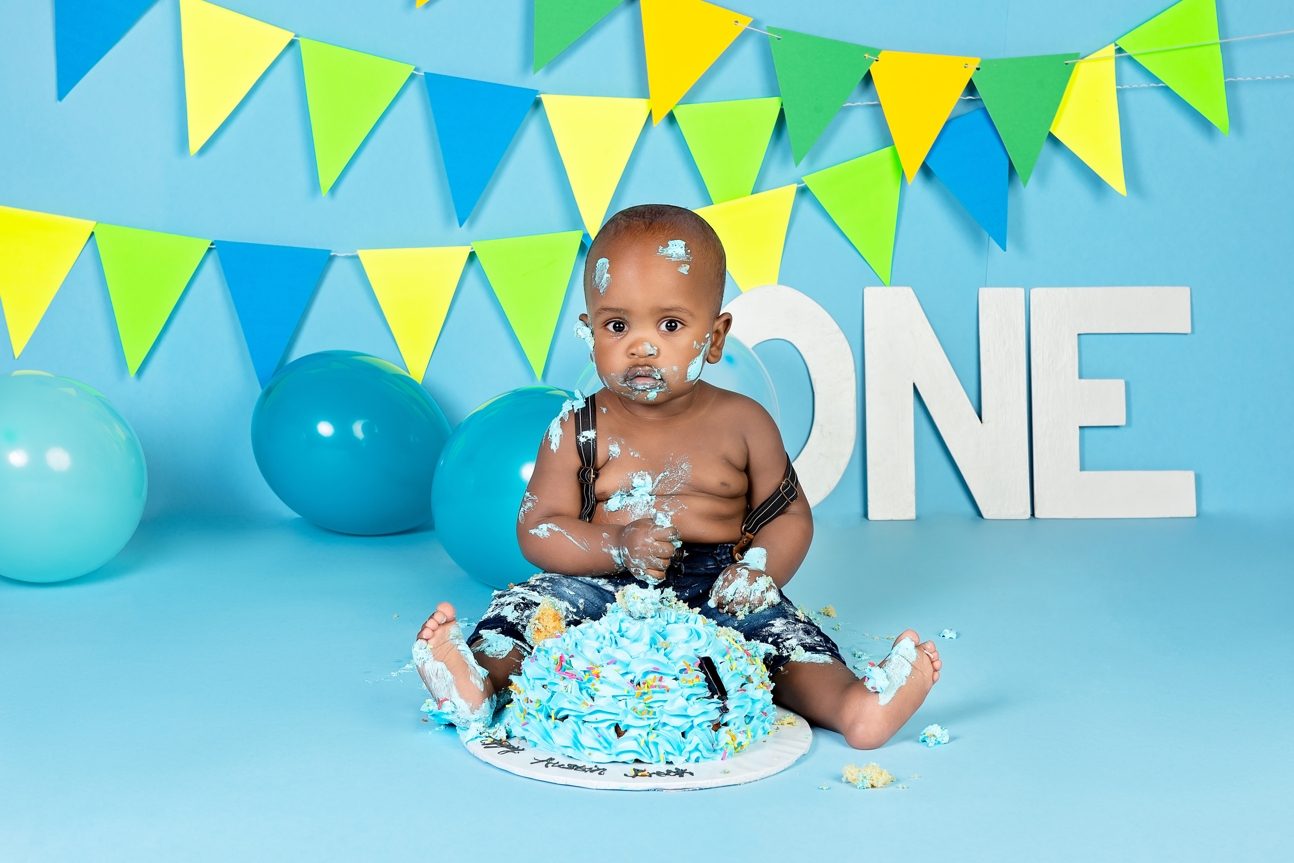 African baby boy 1 One year cake smash photo shoot Nairobi Kenya  