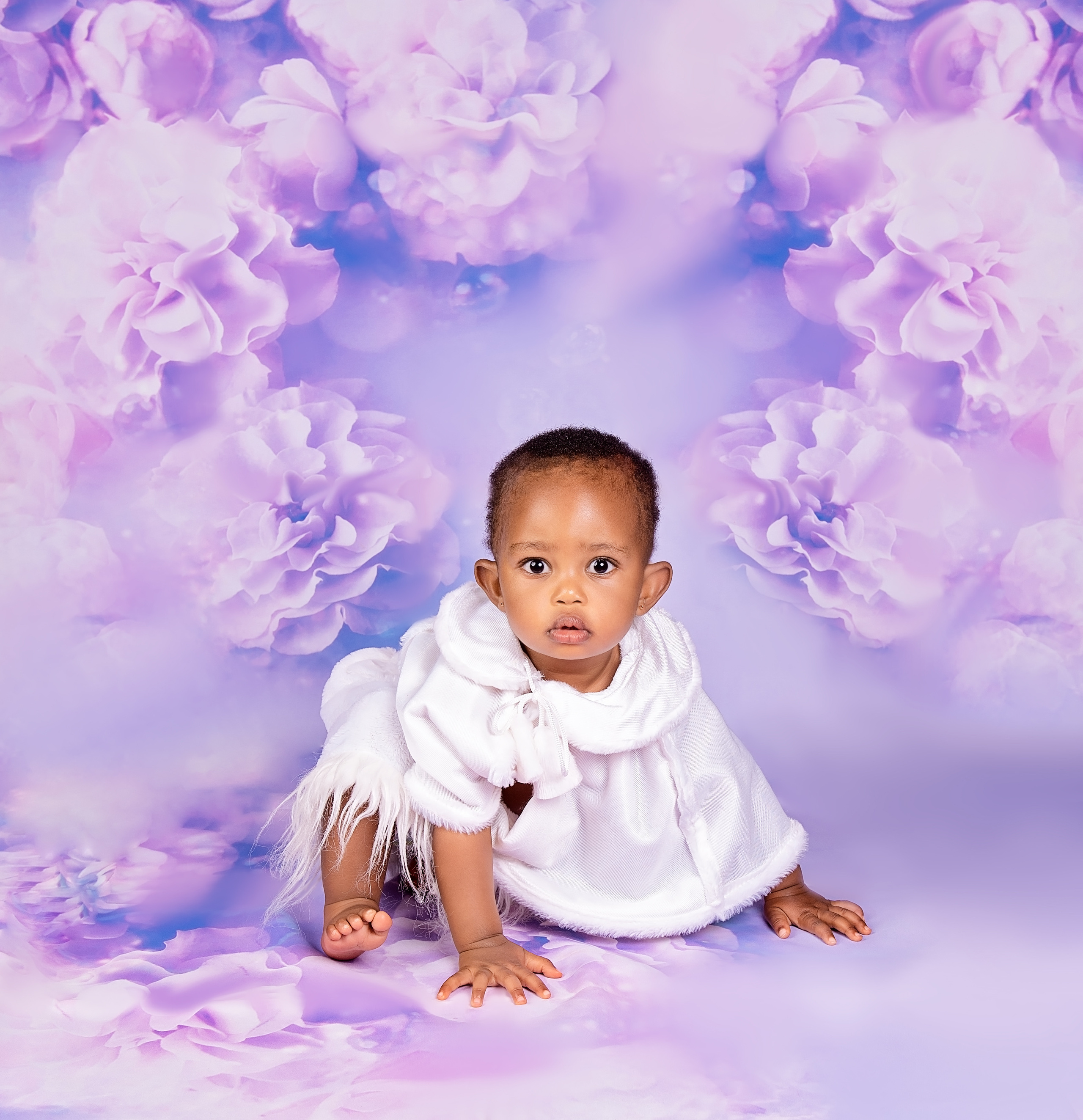 Beautiful African one year baby girl photo shoot Nairobi Kenya