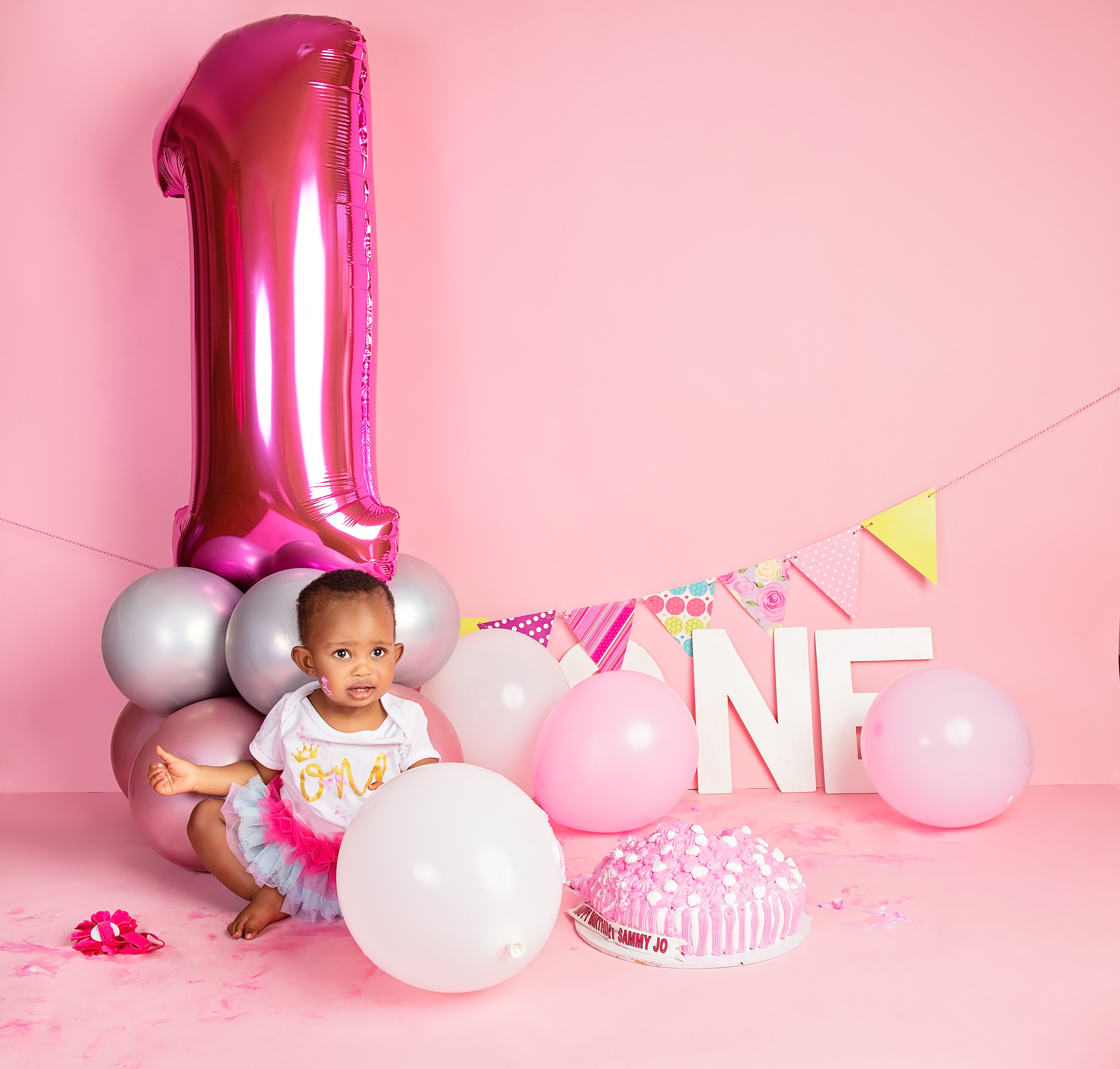 One year cake smash photo shoot Nairobi Mombasa Kenya