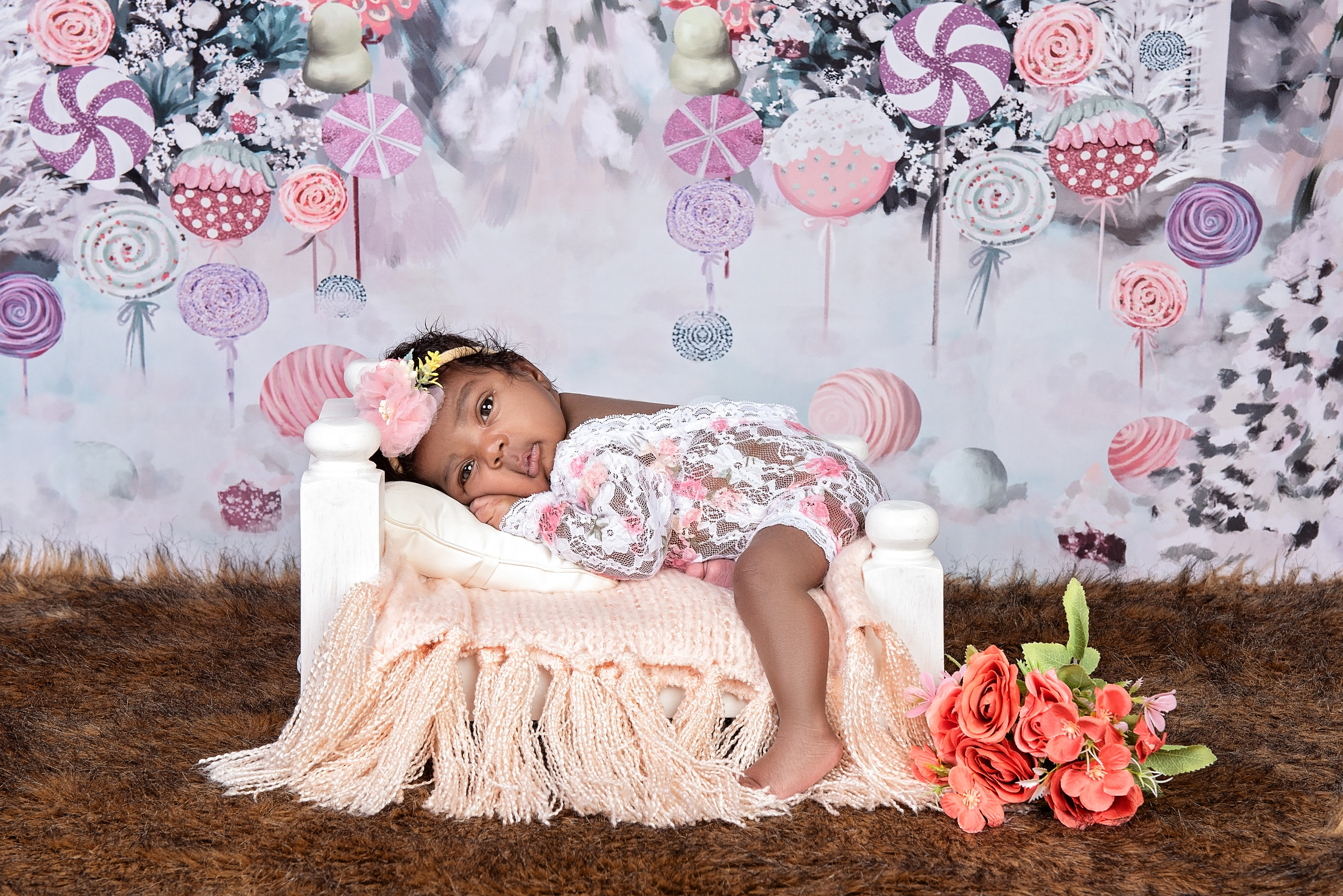 Cute baby Daya newborn photo shoot Jackie Matubia Nairobi Kisumu