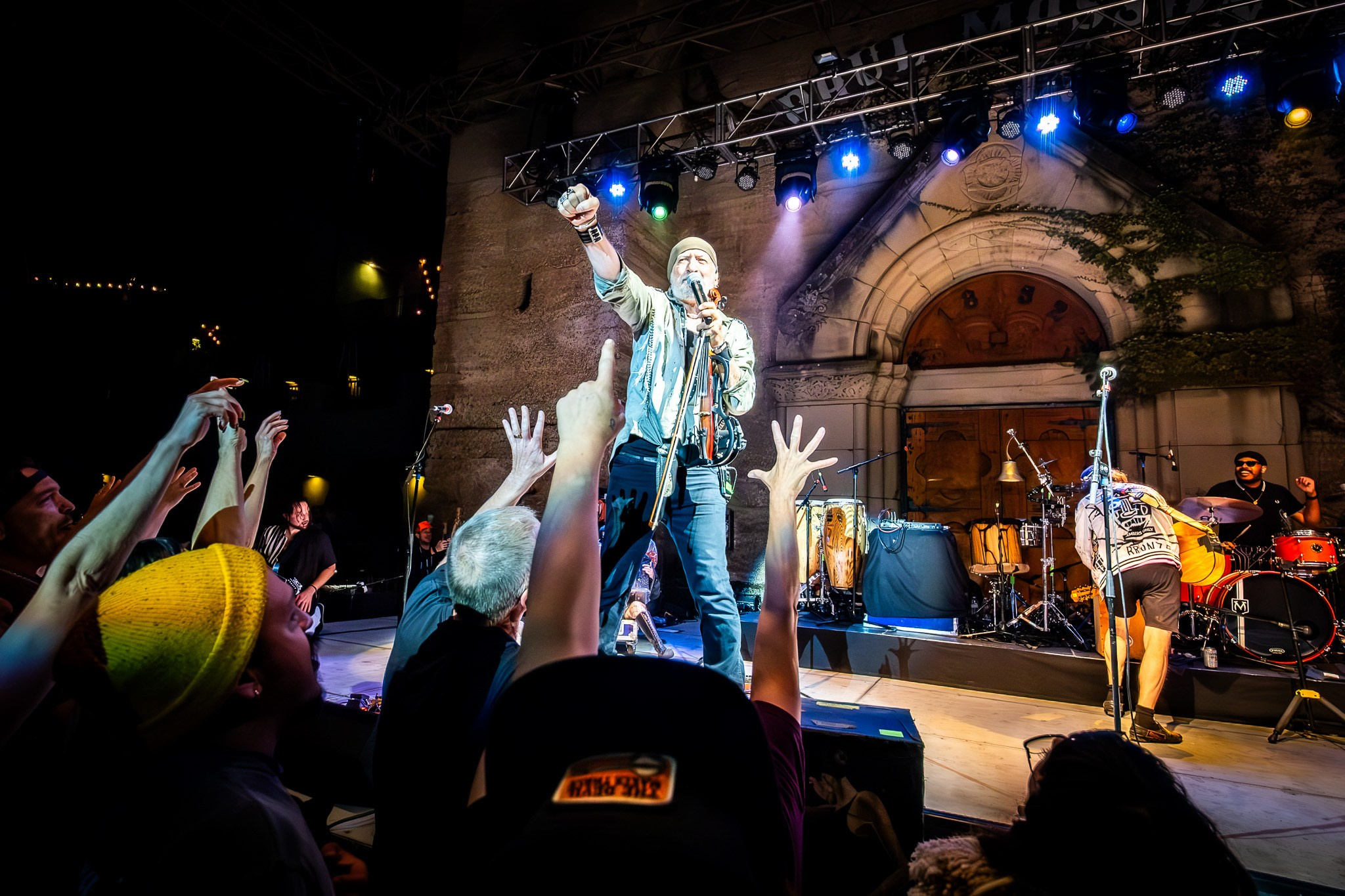 GOGOL BORDELLO / SARATOGA / CA. Reportage concert portrait photography in the San Francisco Bay Area