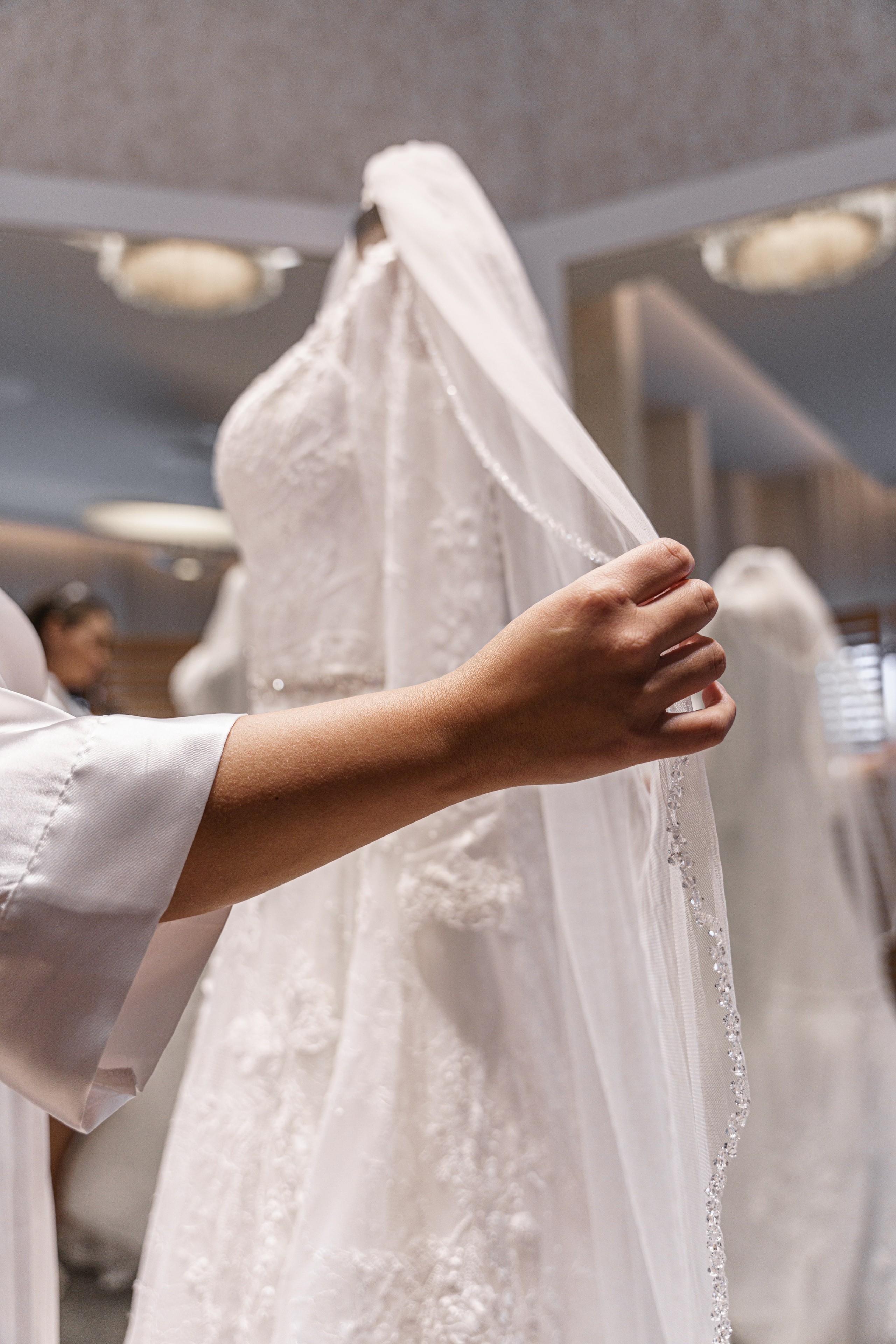 Soft light bridal session by destination wedding photographer Mexico