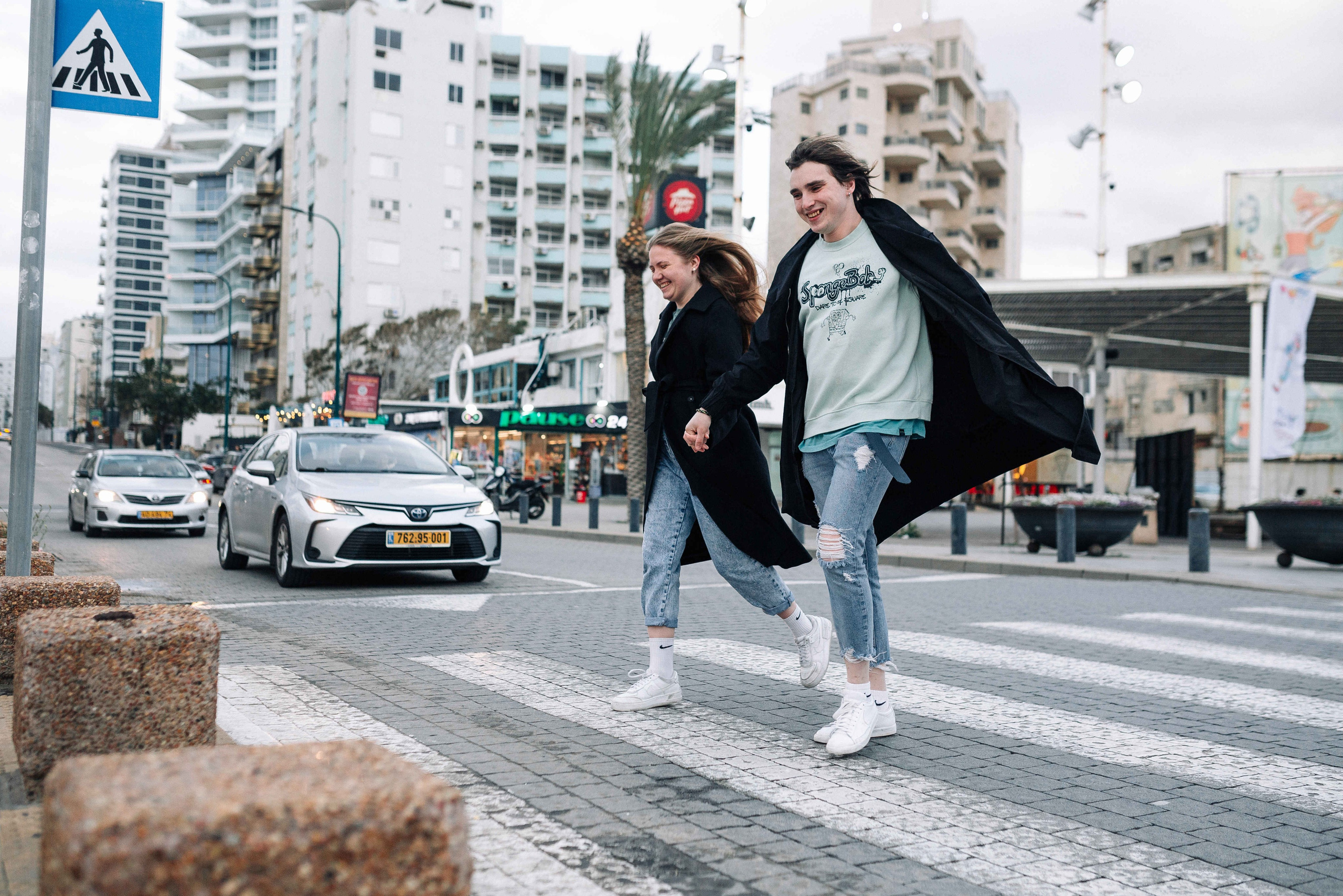 WINTER IN NETANYA. PHOTOGRAPHER IN ISRAEL