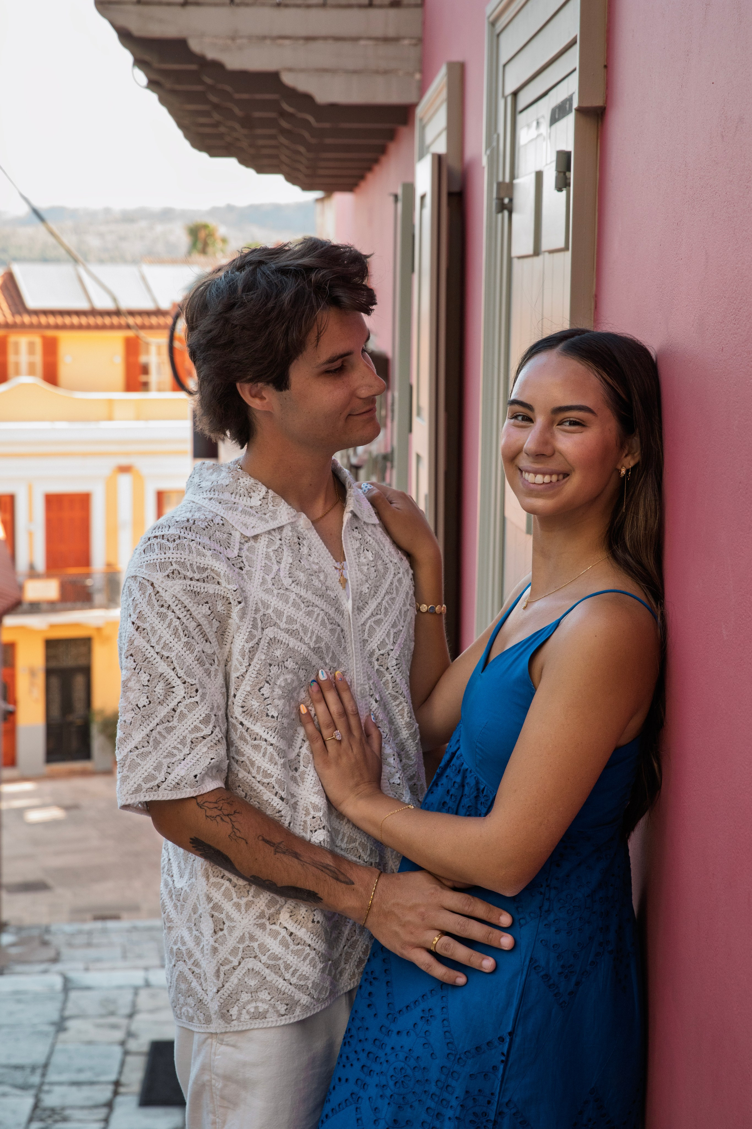 Evan & Sofia (USA). Photographer Anya Khasapi. Nafplio, Greece