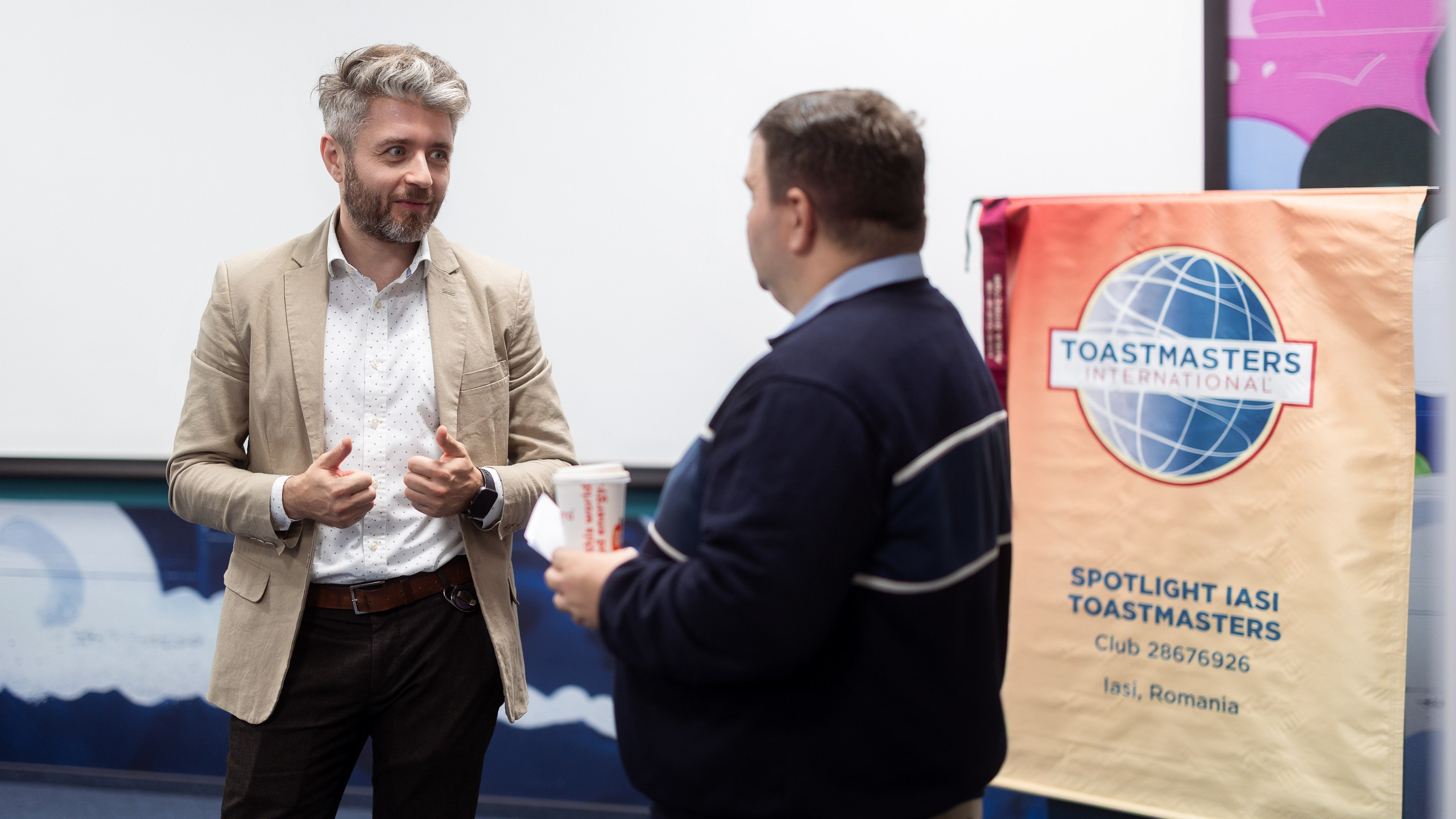 Toastmasters. Marius Ciocan