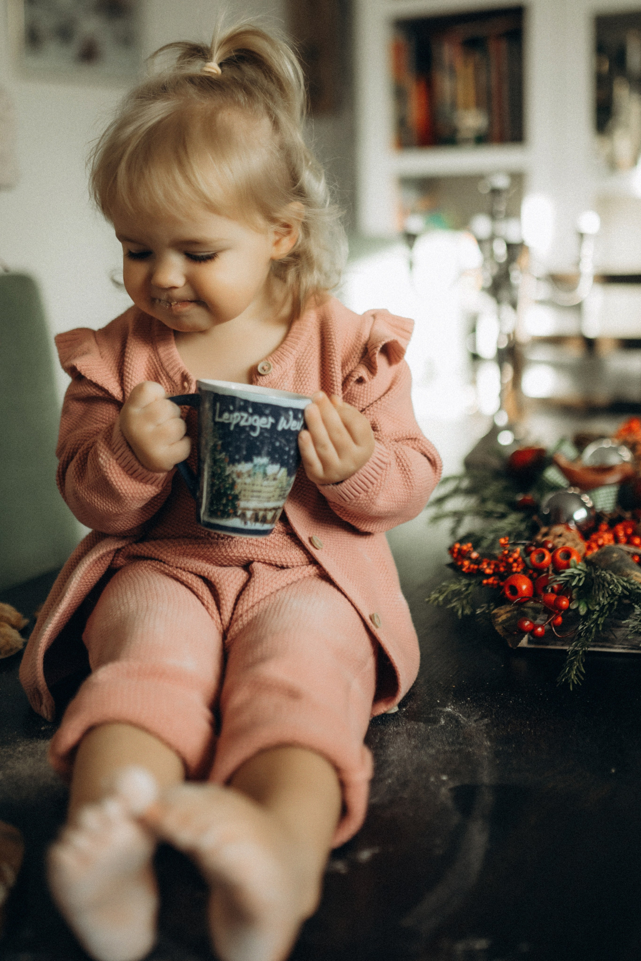 Новогодняя домашяя фотосессия. Семейный фотограф Лейпциг, Германия