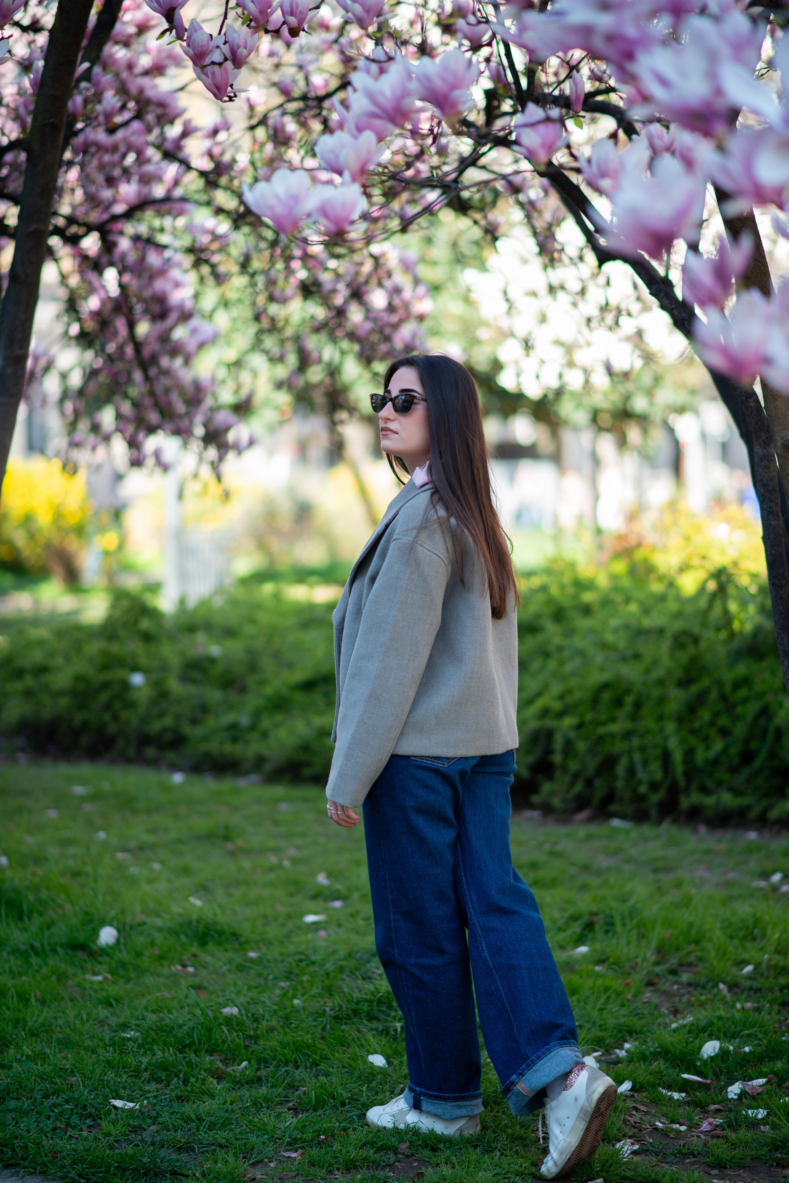 Magnolie in fiore — Francesca. Fotografa specializzata in foto di famiglia a Milano Daria Volkosh