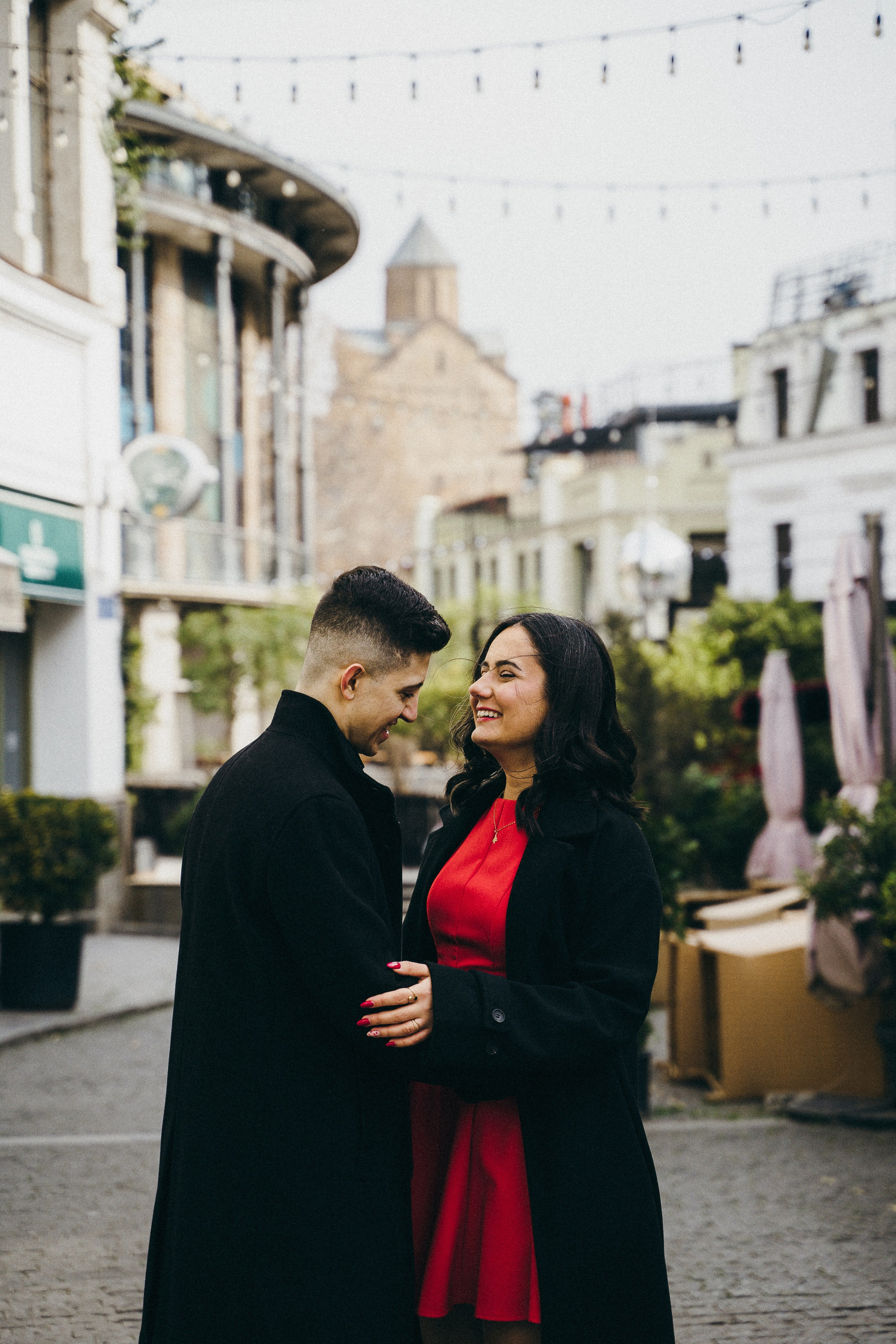 Girl in red. Photographer and travel-blogger Aleksandra Gritsenko