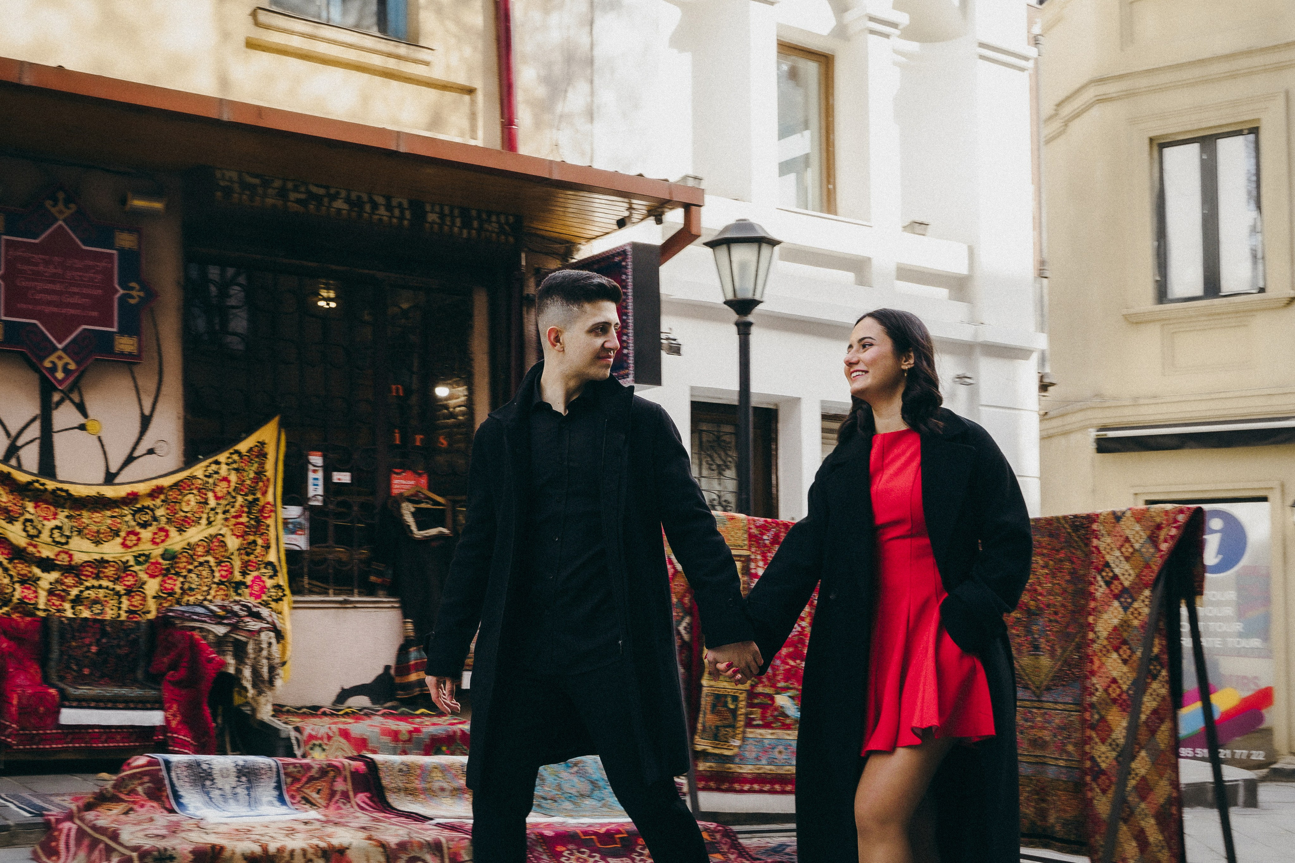 Girl in red. Photographer and travel-blogger Aleksandra Gritsenko