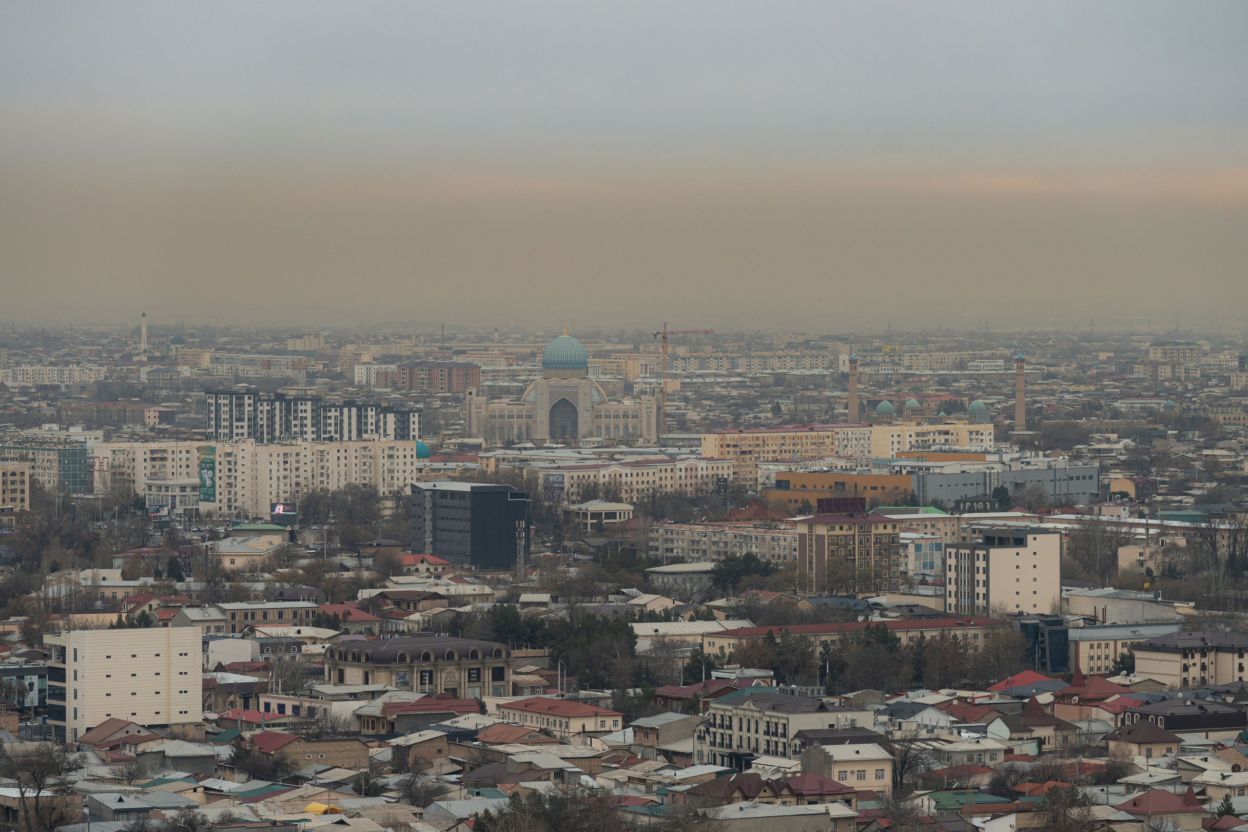 Смог в Ташкенте или Взгляд на город с высоты птичьего полета. Георгий Намазов | Фотограф в Ташкенте