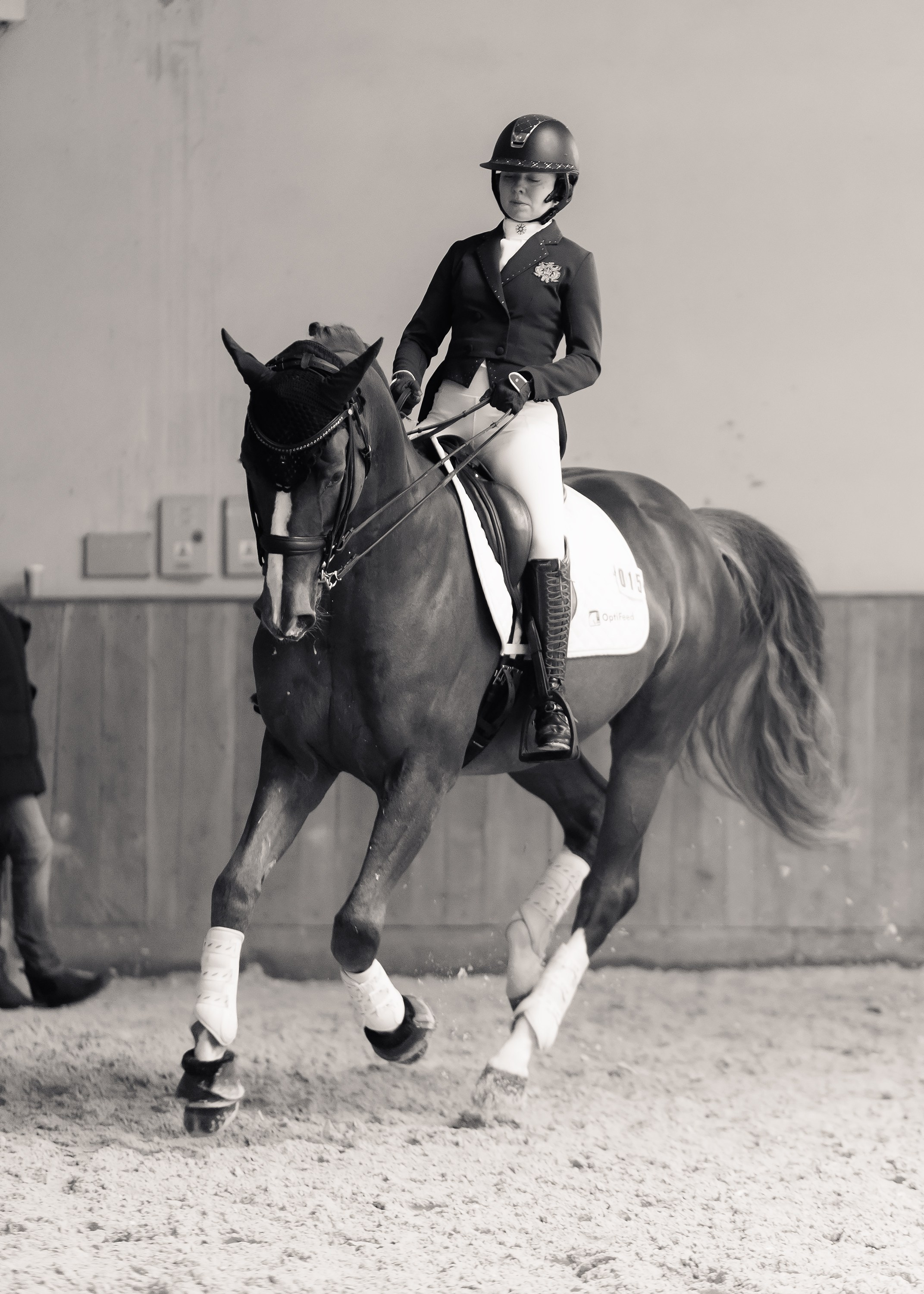 Partynice dressage \ feb'25. Kaja | fotograf we Wrocławiu | ludzie i psy