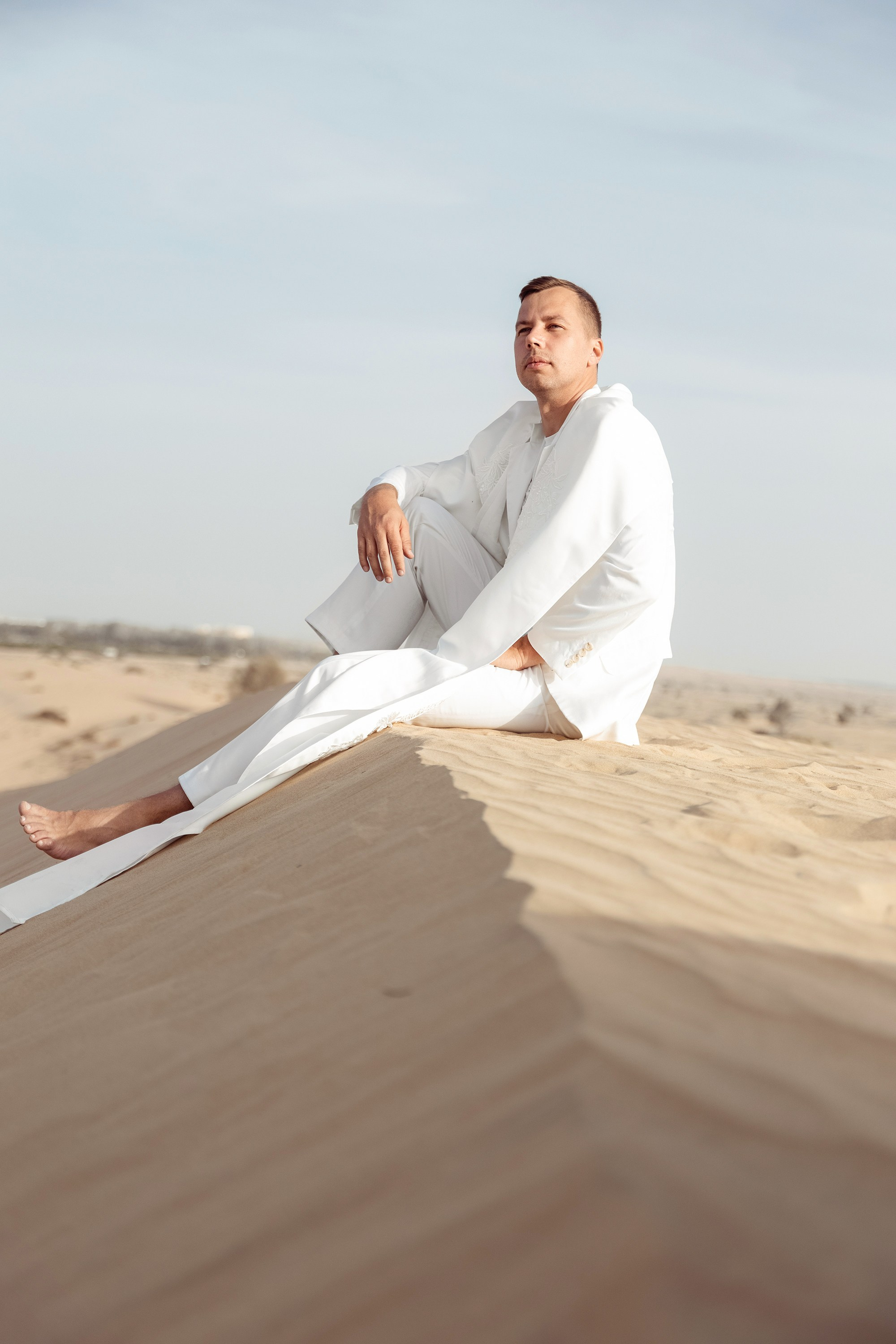 Groom's portrait. Dubai, United Arab Emirates