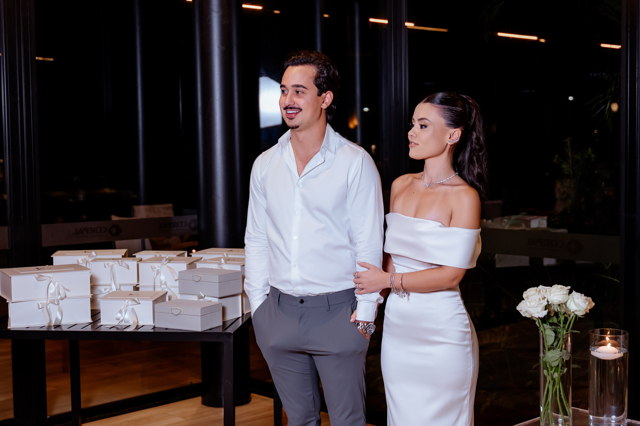 Jantar de Padrinhos em Campo Mourão • Giovana e Felipe. Barizon Fotografia | Fotógrafo de Casamentos, Ensaios e Eventos | Paraná
